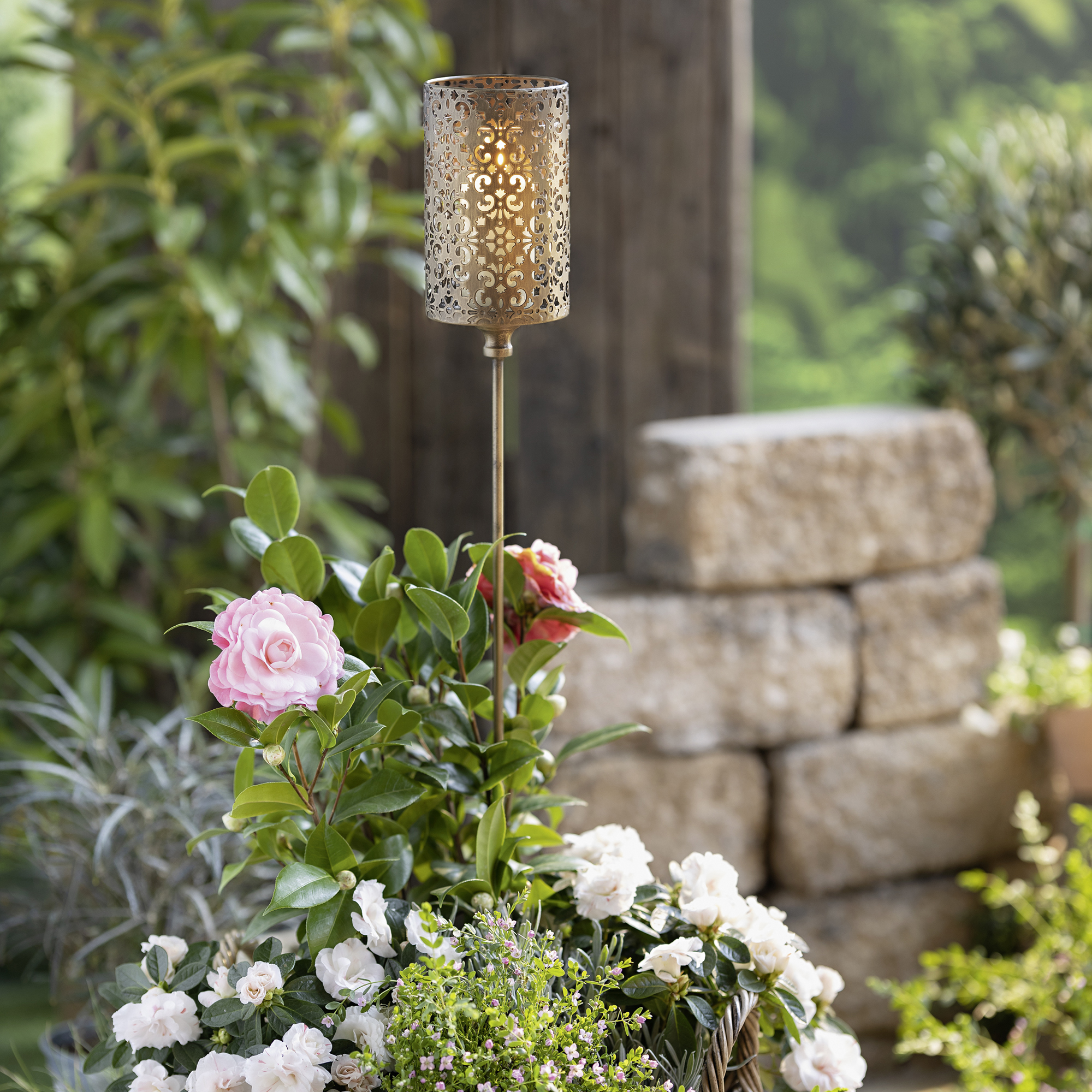 Gartenstecker "Ornament"  im Frank Flechtwaren Online Shop kaufen