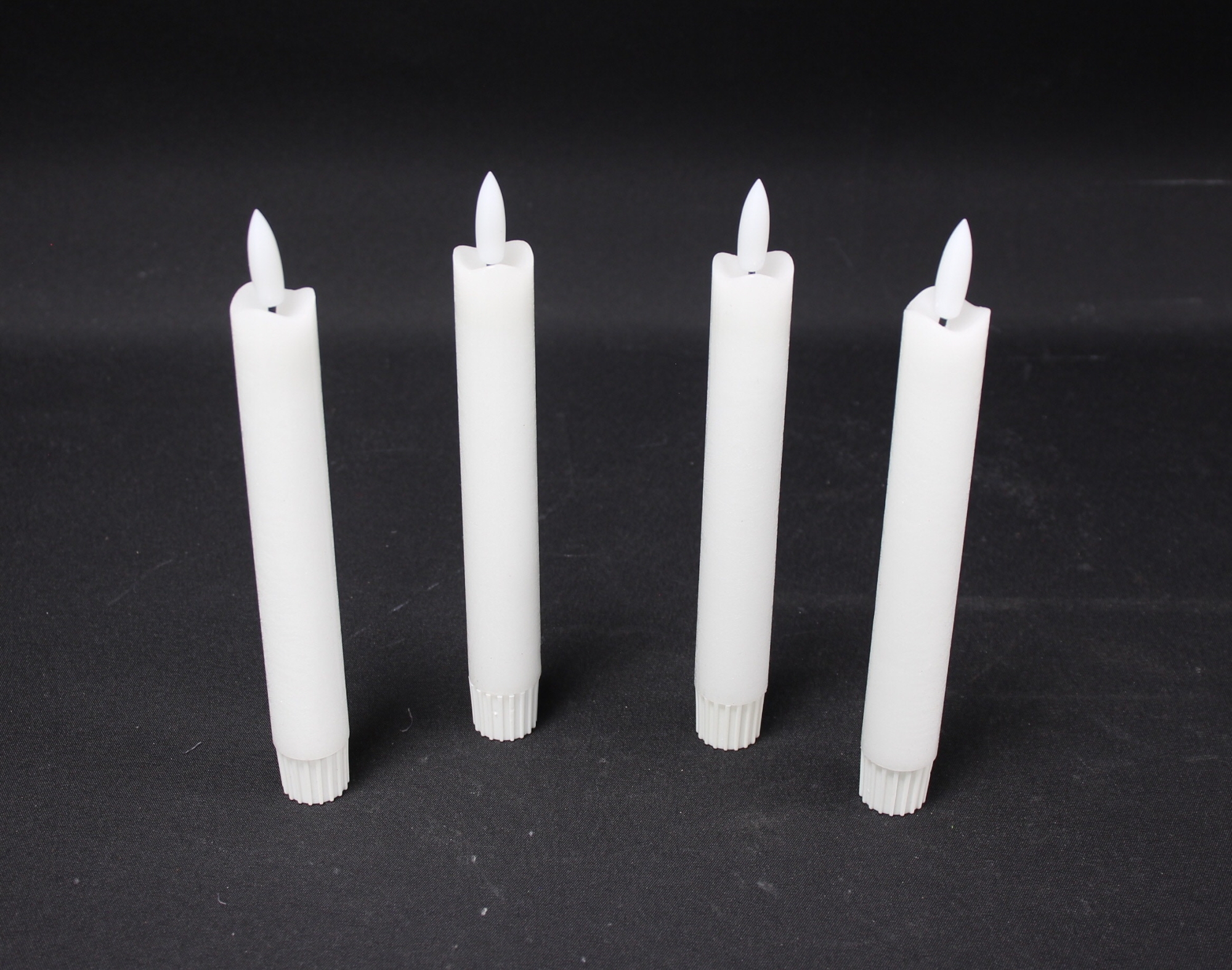 LED-Stabkerze "Classical", 4er Set  im Frank Flechtwaren Online Shop für Kerzen &amp; LED-Kerzen kaufen