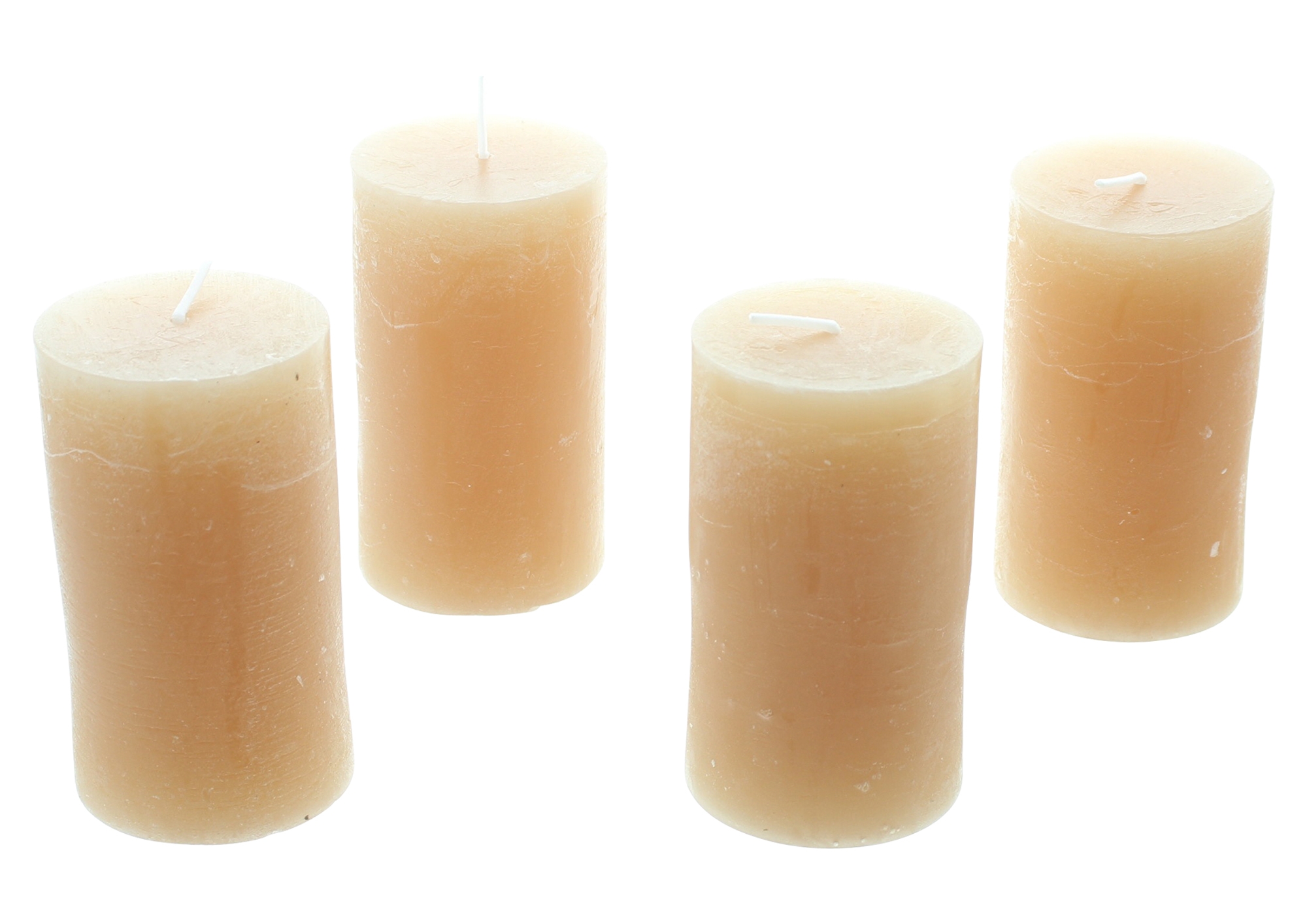 Kerze "Karamell", 4er Set  im Frank Flechtwaren Online Shop für Gerade eingetroffen kaufen