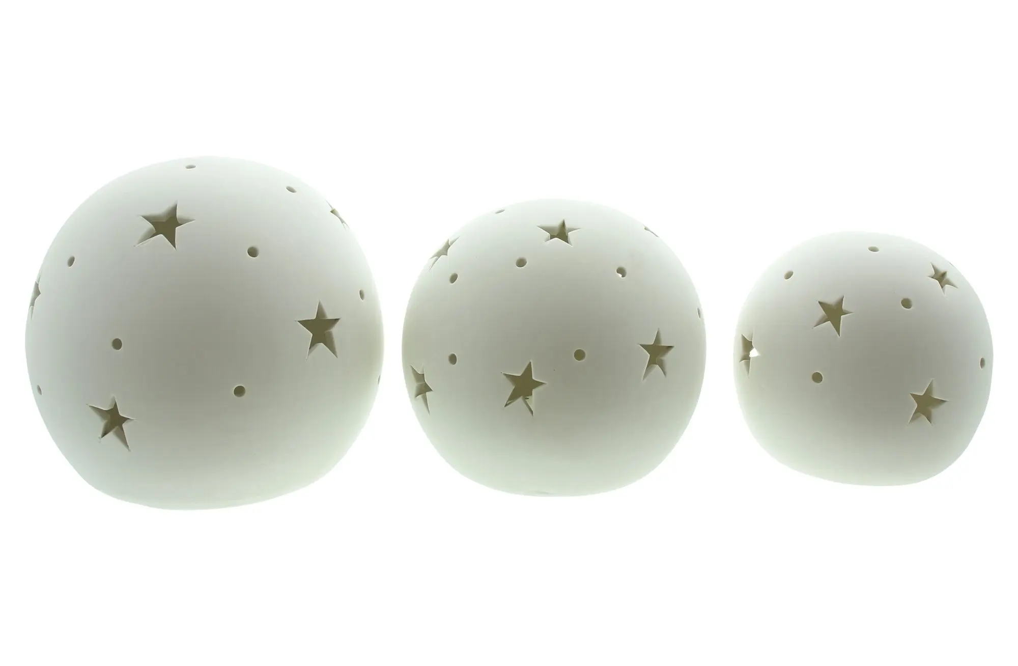 LED-Schneekugel "Sternenhimmel", 3er Set im Frank Flechtwaren Online Shop für Weihnachten kaufen LED-Schneekugel "Sternenhimmel", 3er Set im Frank Flechtwaren Online Shop für Weihnachten kaufen