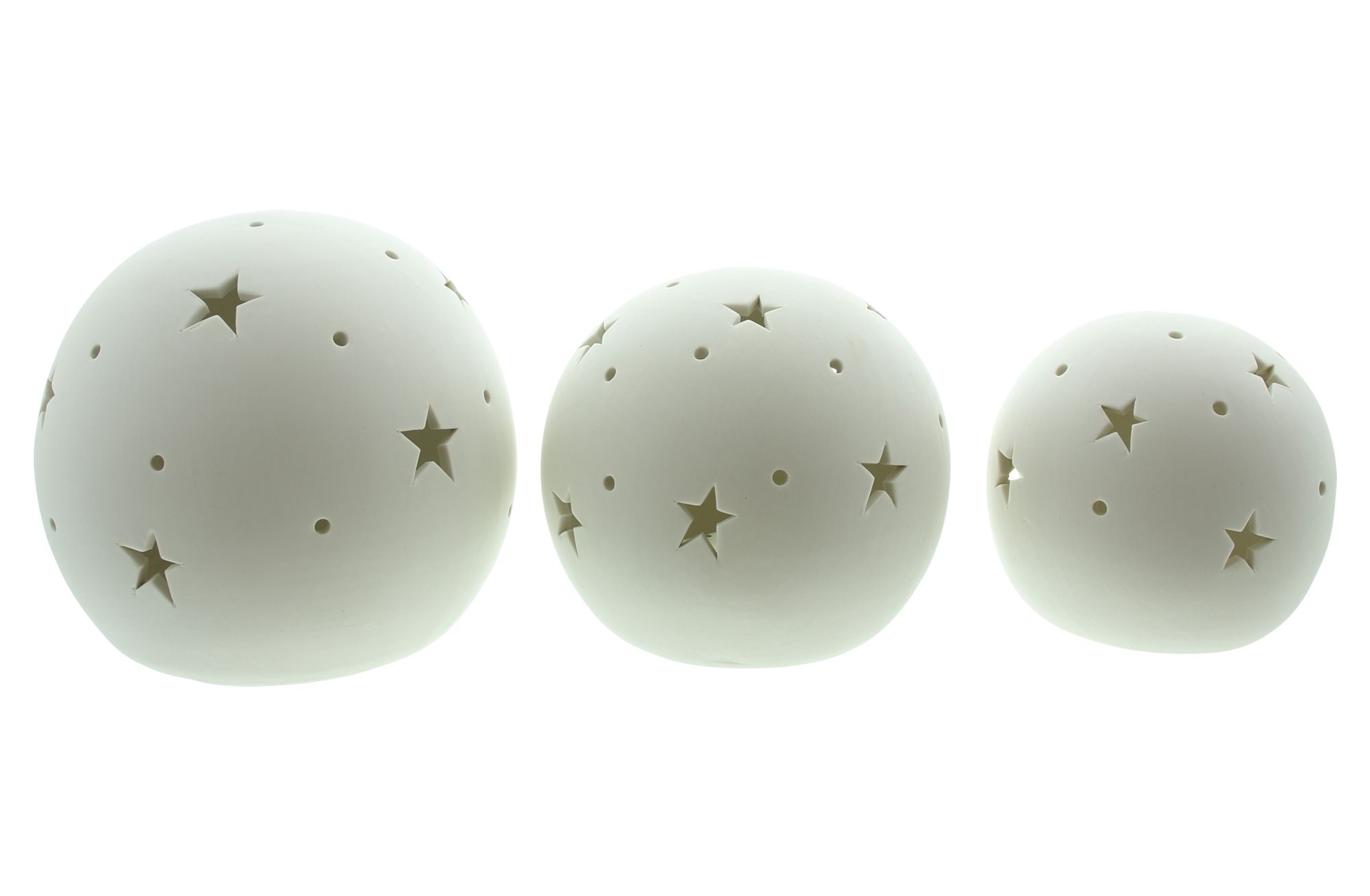 LED-Schneekugel "Sternenhimmel", 3er Set im Frank Flechtwaren Online Shop für Weihnachten kaufen LED-Schneekugel "Sternenhimmel", 3er Set im Frank Flechtwaren Online Shop für Weihnachten kaufen