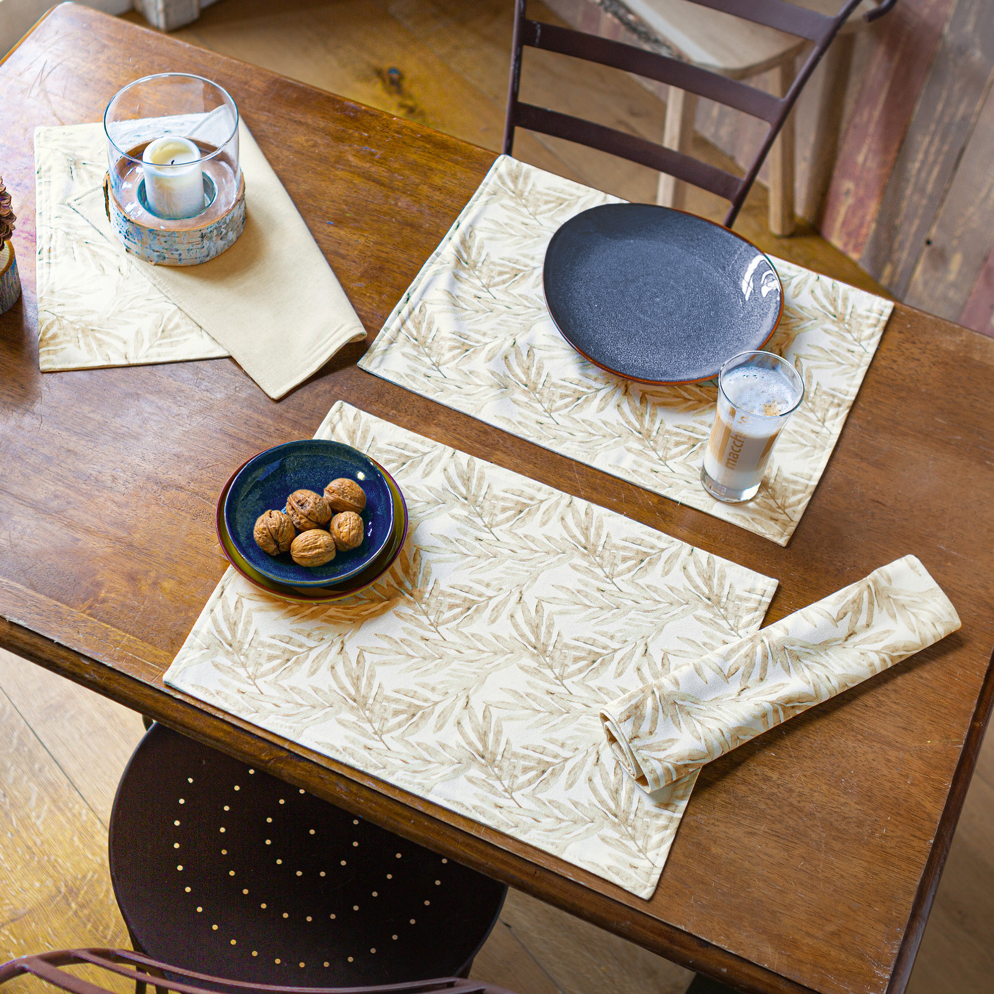 Platzmatte "Bamboo Leaves", 4er Set  im Frank Flechtwaren Online Shop kaufen
