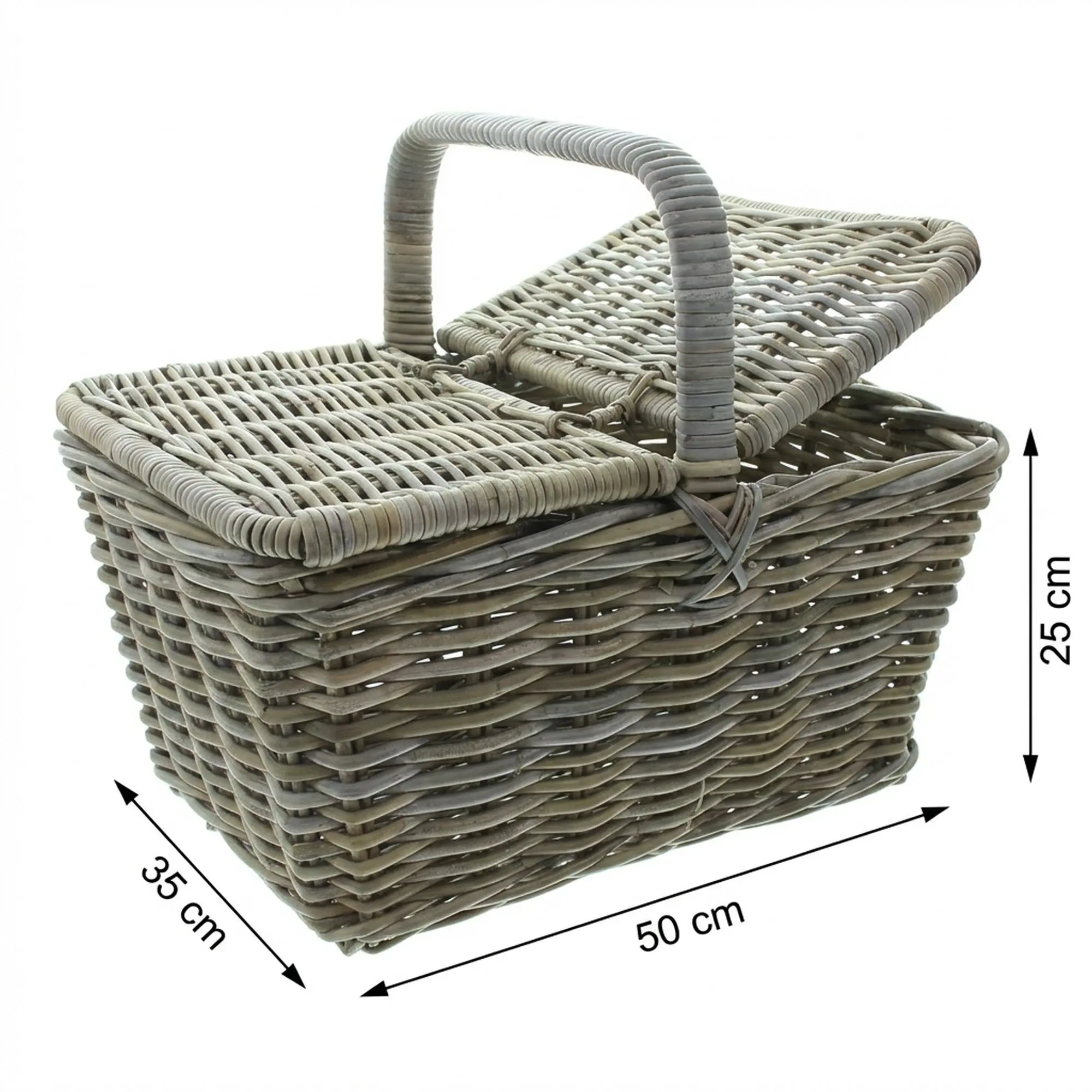 Picknickkorb "Rattan"  im Frank Flechtwaren Online Shop für Gartenparty kaufen