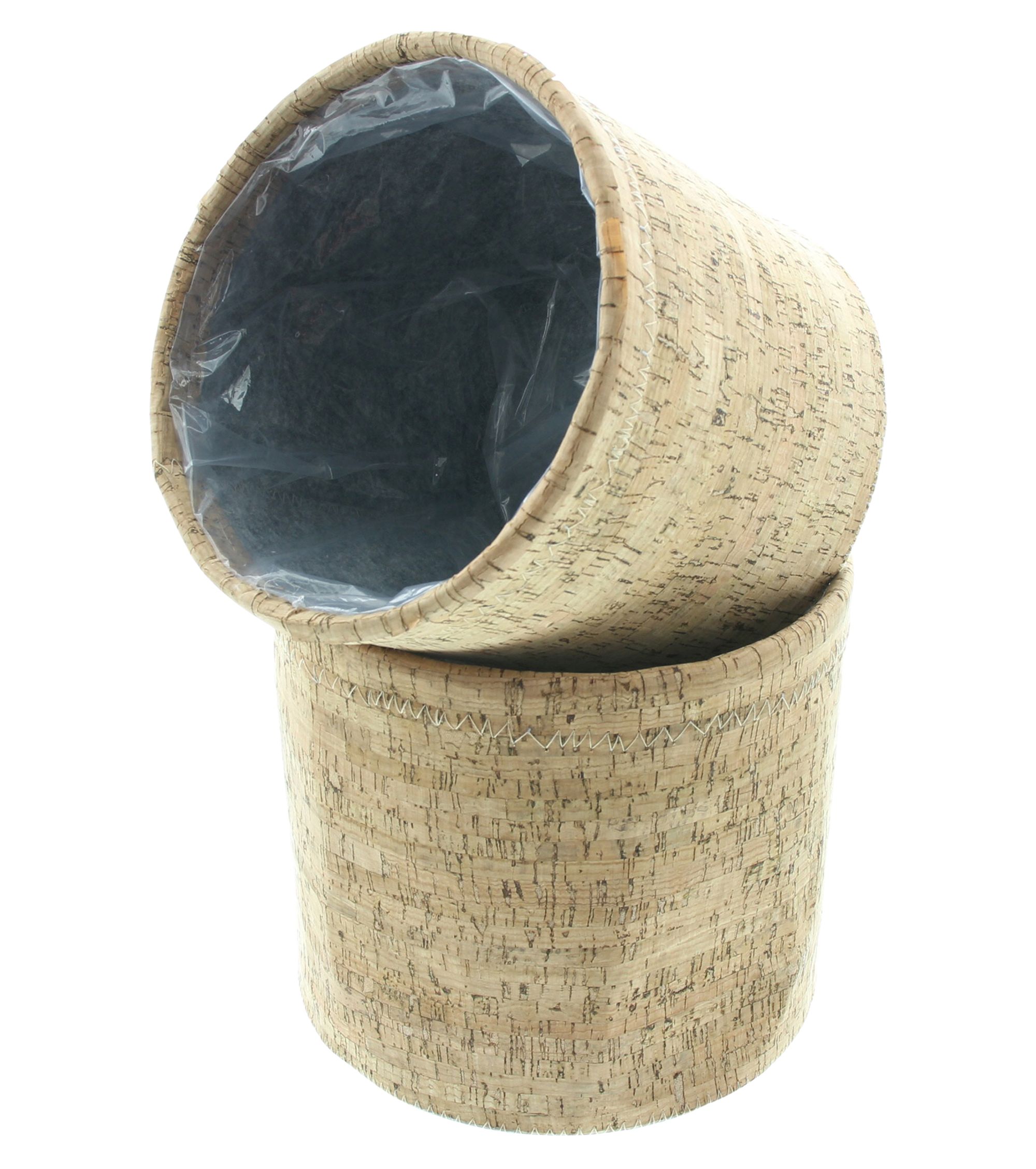 Übertopf "Kork", 2er Set im Frank Flechtwaren Online Shop für Übertöpfe kaufen Übertopf "Kork", 2er Set im Frank Flechtwaren Online Shop für Übertöpfe kaufen