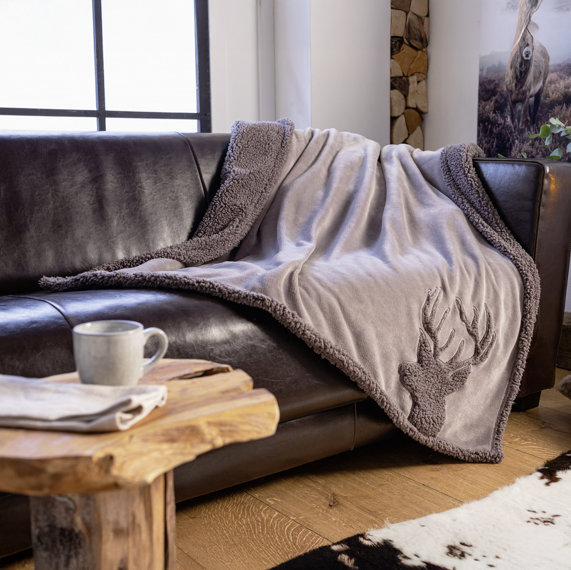 Acheter Couverture "cerf"  dans la boutique en ligne de Frank Flechtwaren