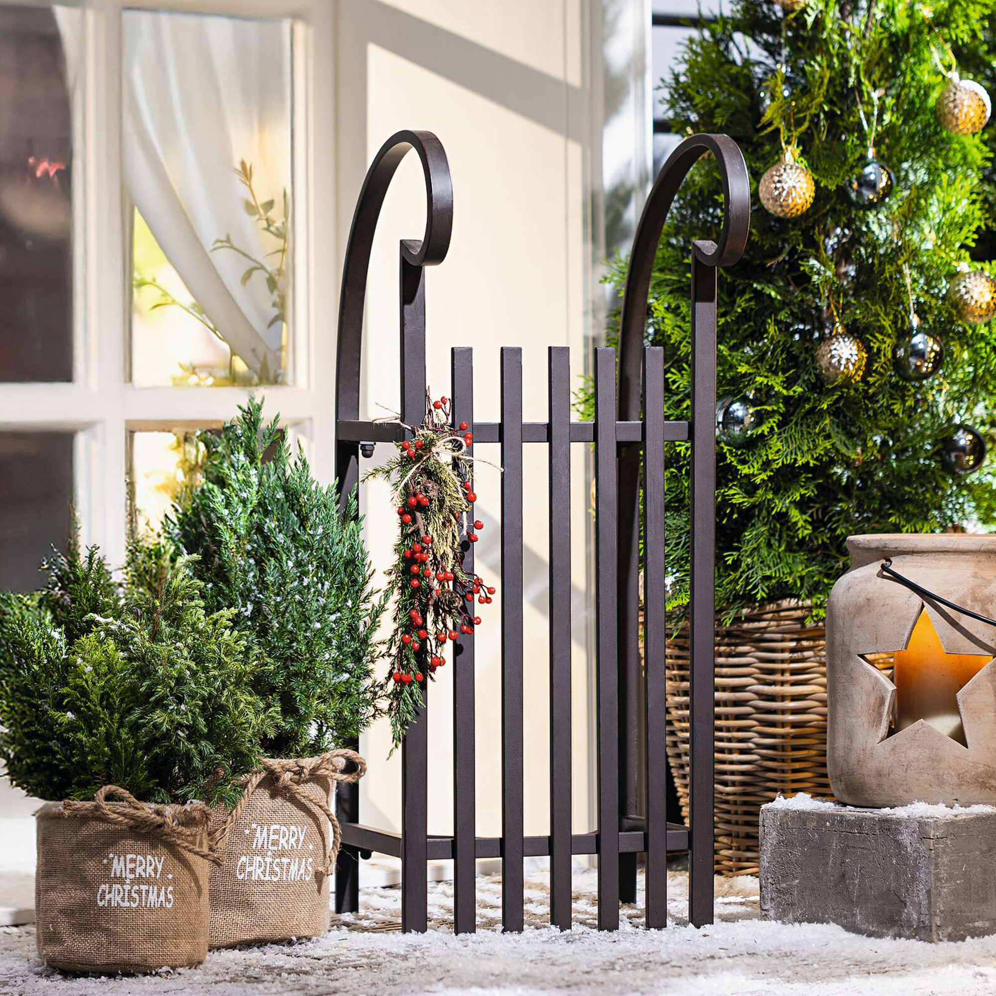 Dekoschlitten "Classique"  im Frank Flechtwaren Online Shop kaufen