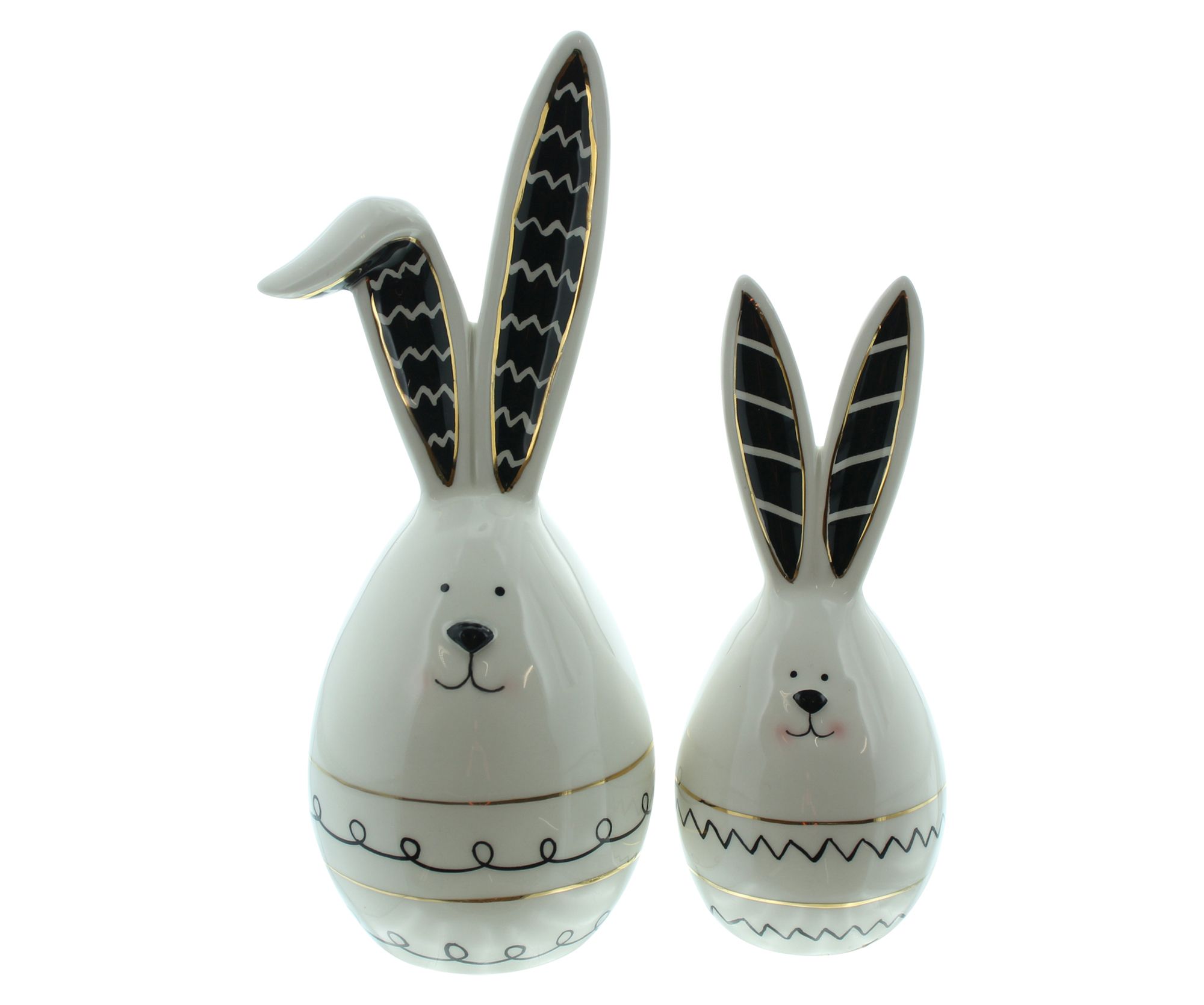 Hase "Style", 2er Set  im Frank Flechtwaren Online Shop für Ostern kaufen