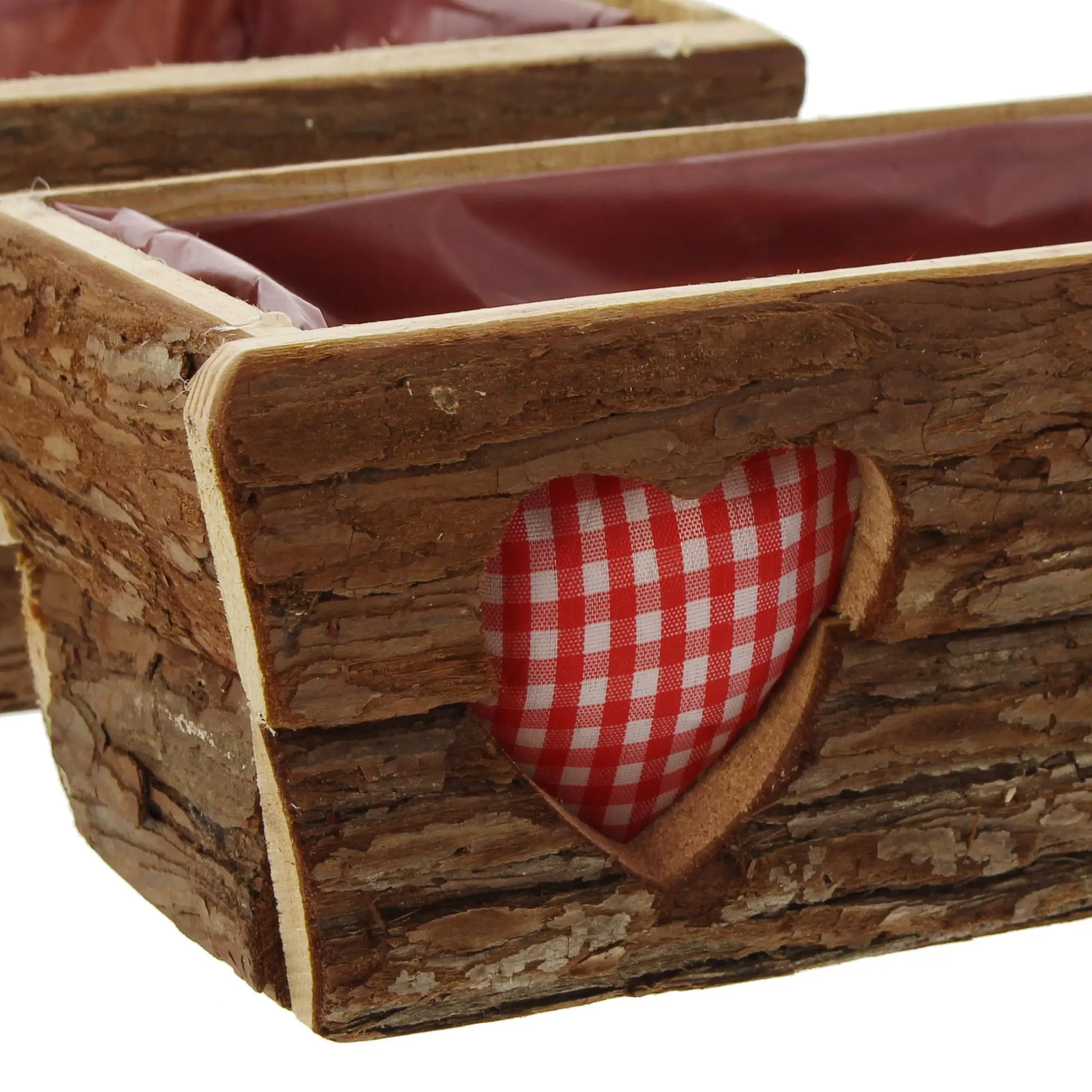 Pflanzkasten "Rinde", 2er Set  im Frank Flechtwaren Online Shop für Pflanztöpfe kaufen