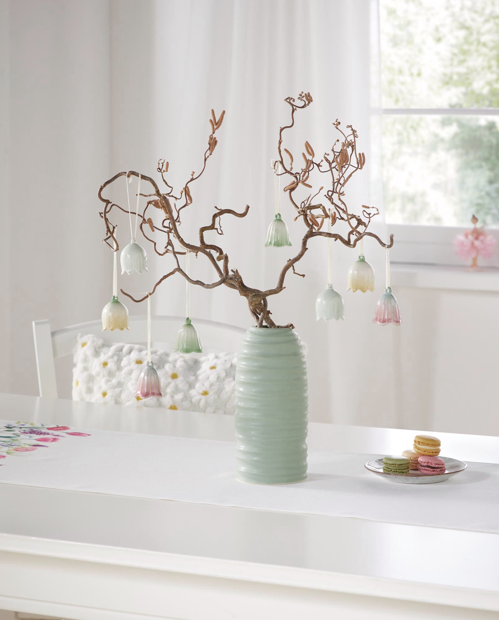 Hänger "Blumenglöckchen", 8er Set  im Frank Flechtwaren Online Shop für Bunte Osterzeit kaufen