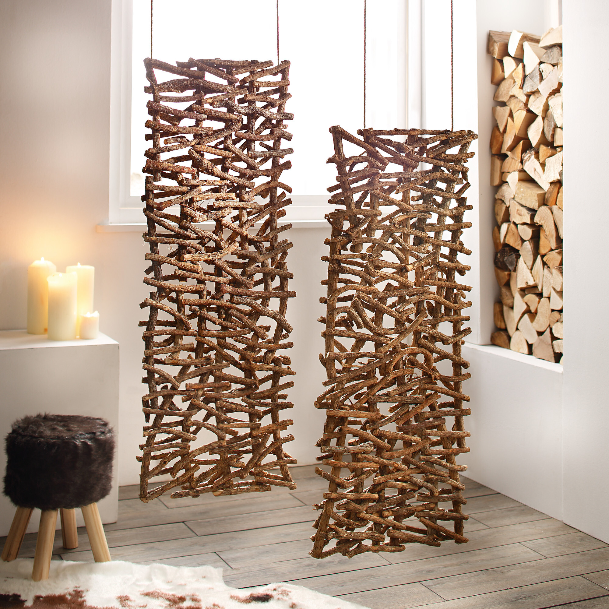 Holzdeko "Rustikal"  im Frank Flechtwaren Online Shop kaufen