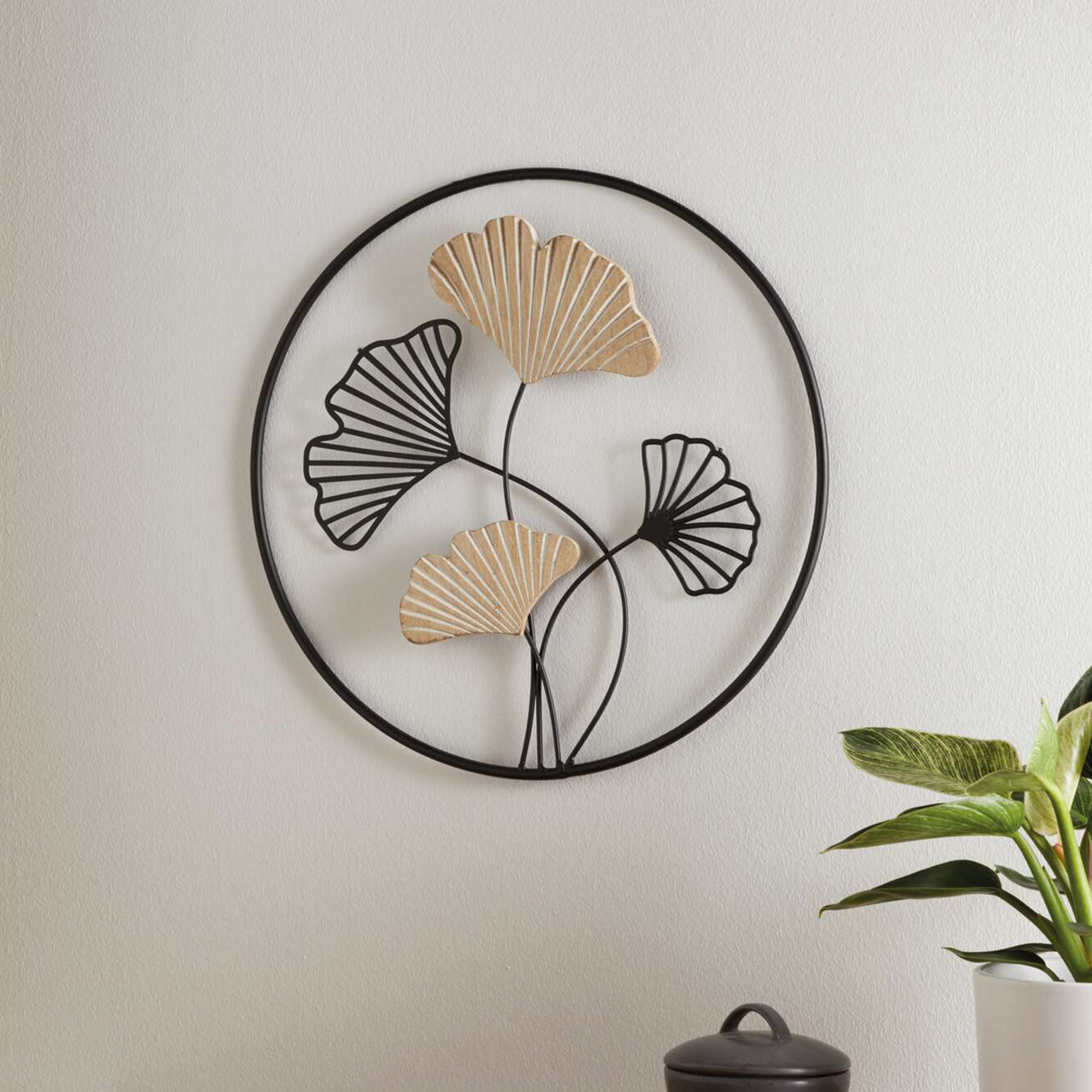 Wanddeko "Ginkgo"  im Frank Flechtwaren Online Shop kaufen