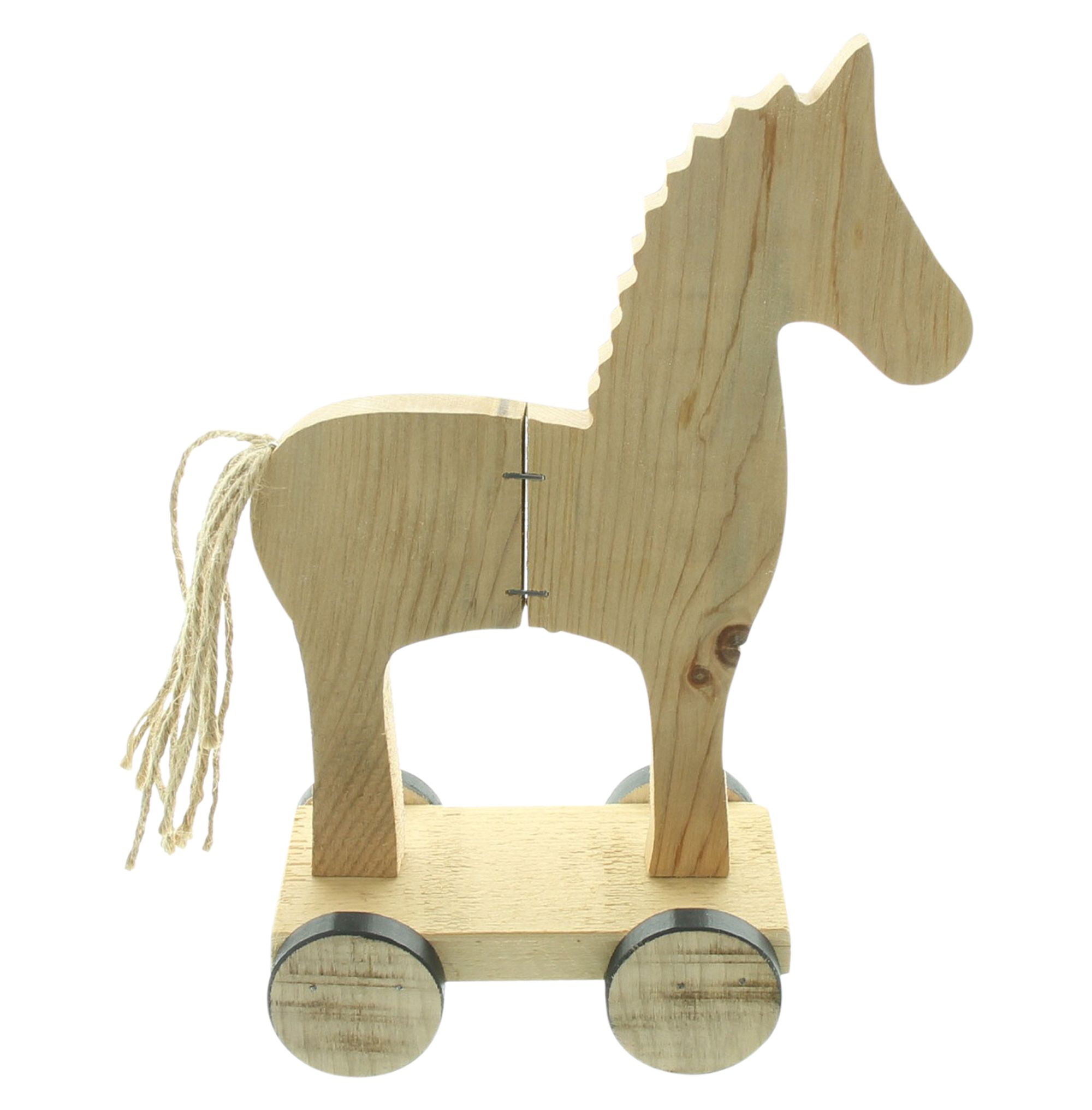 Figur "Nostalgisches Pferdchen"  im Frank Flechtwaren Online Shop für Weihnachten kaufen