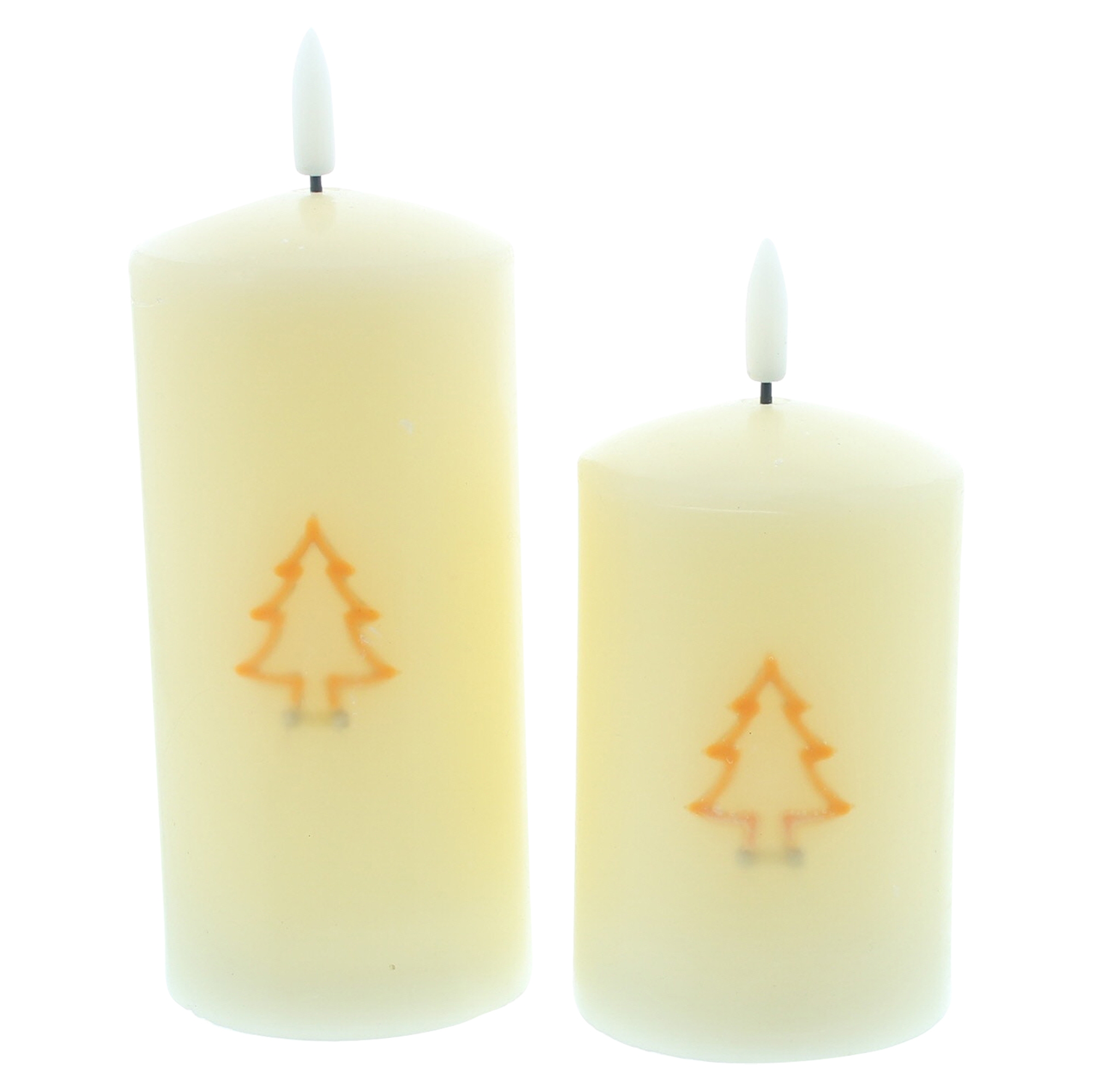 LED-Kerze "Bright Shine", 2er Set  im Frank Flechtwaren Online Shop für Kerzen &amp; LED-Kerzen kaufen