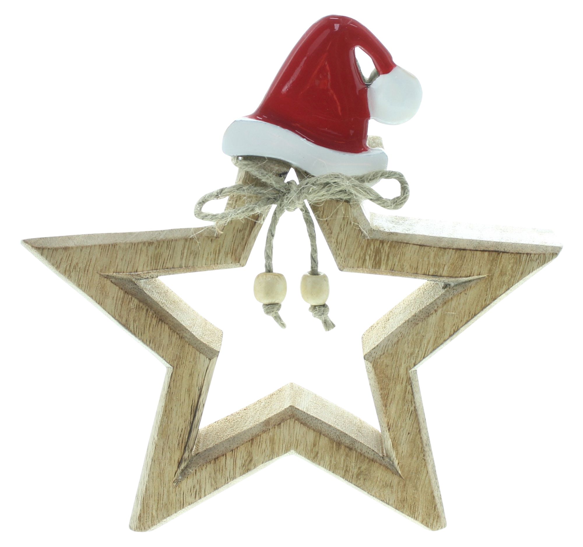 Stern "Zipfelmütze"  im Frank Flechtwaren Online Shop für Weihnachten kaufen
