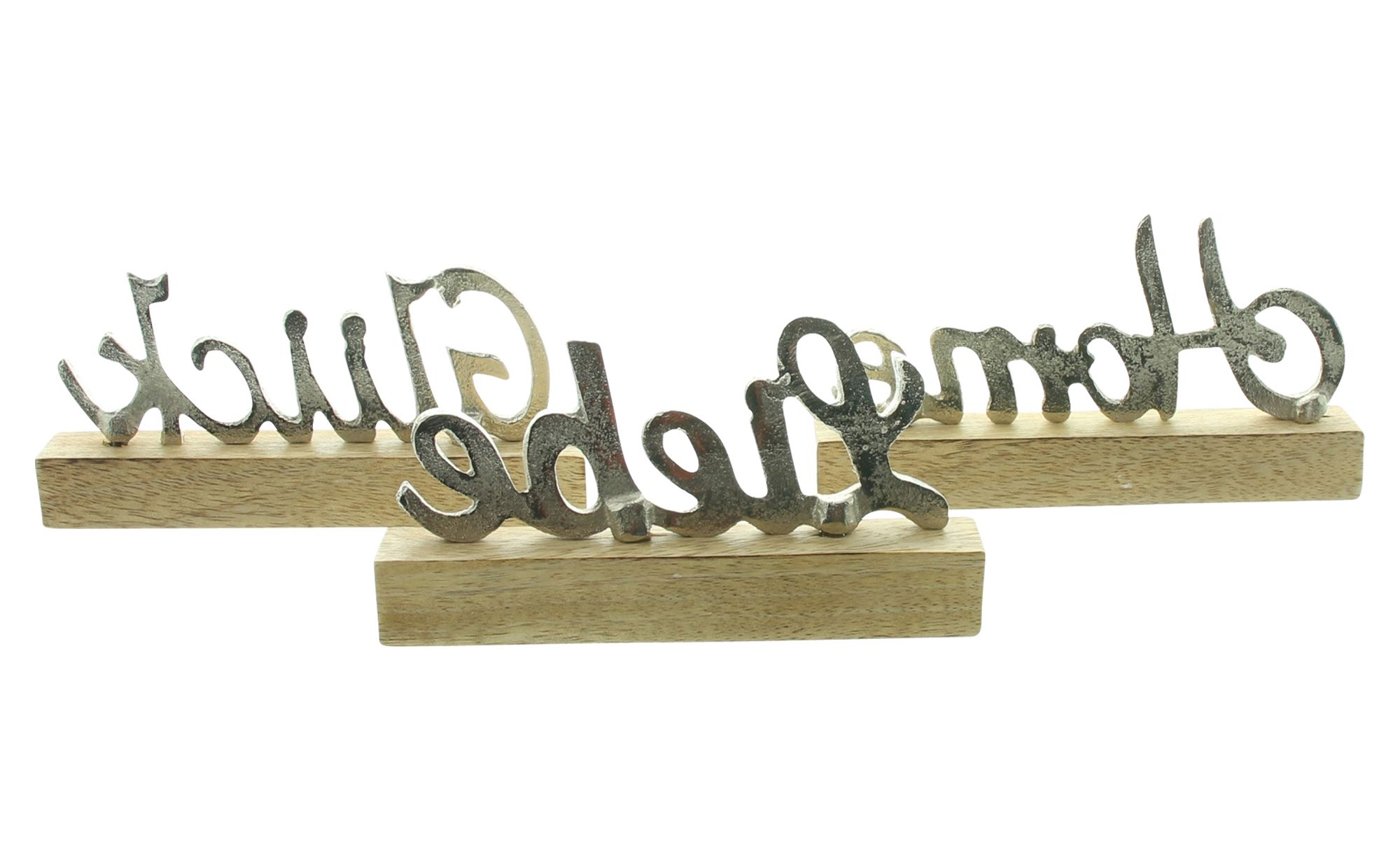 Schriftzug "Liebe, Home & Glück", 3er Set im Frank Flechtwaren Online Shop für Weihnachten kaufen Schriftzug "Liebe, Home & Glück", 3er Set im Frank Flechtwaren Online Shop für Weihnachten kaufen