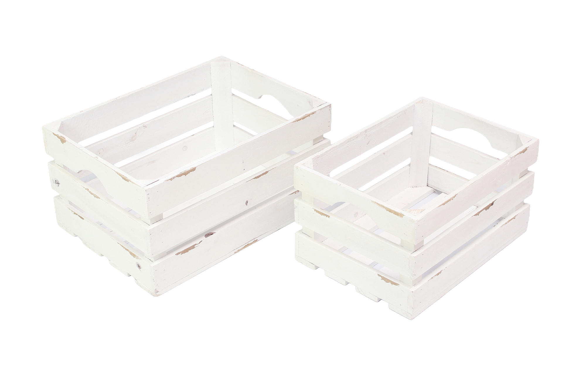 Universalkiste "Used-Look", 2er Set  im Frank Flechtwaren Online Shop für Shabby Chic kaufen