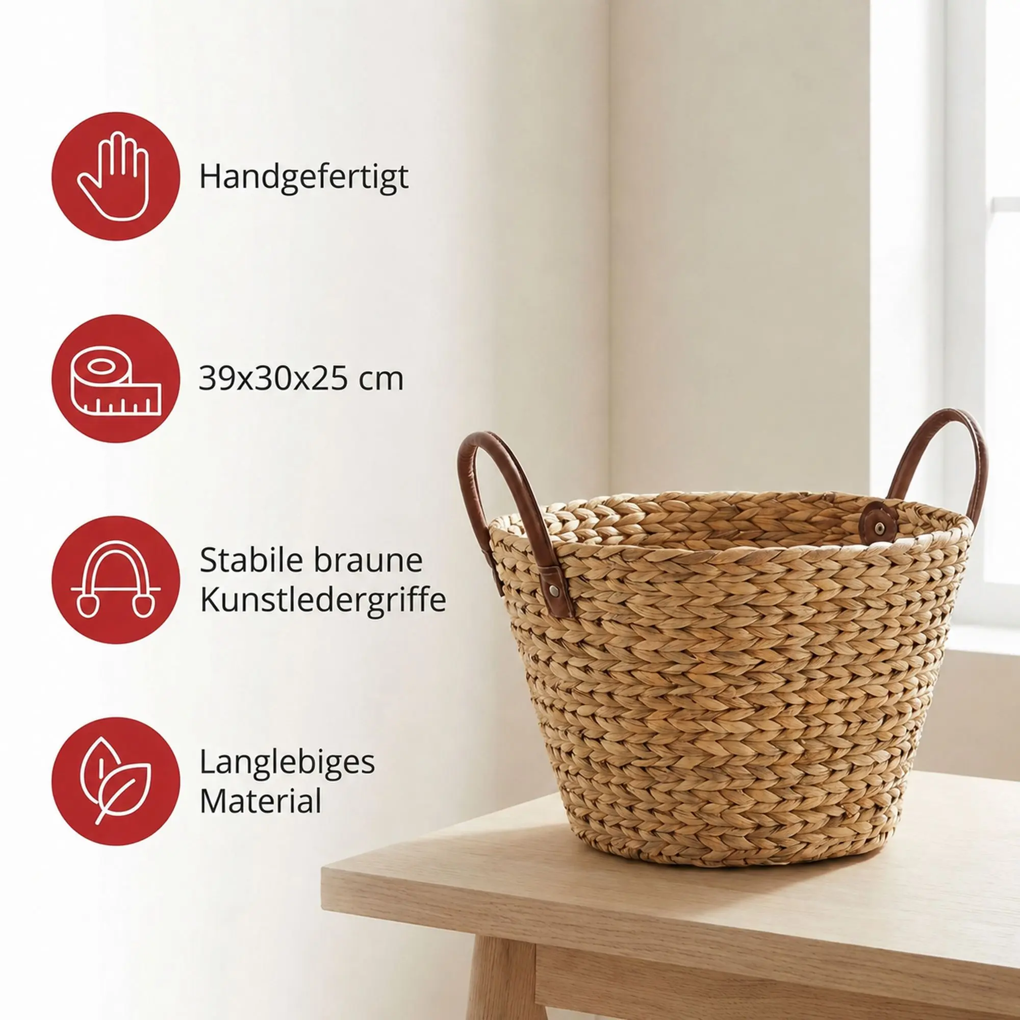 Füllkorb "Natural"  im Frank Flechtwaren Online Shop für Füllkörbe &amp; Universalkörbe kaufen