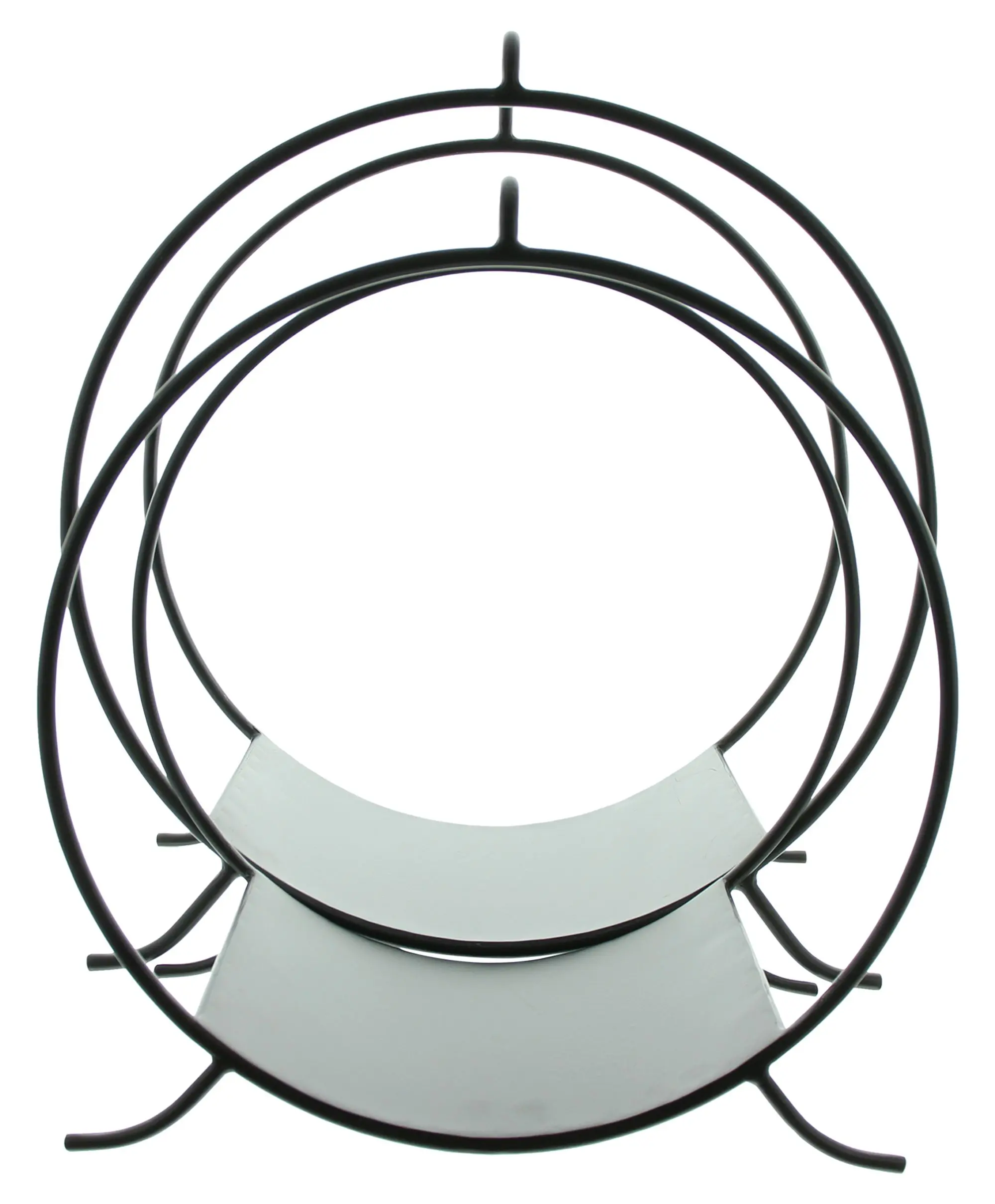 Kaminholzständer "Circle", 2er Set  im Frank Flechtwaren Online Shop für Holzkörbe &amp; Holzständer kaufen