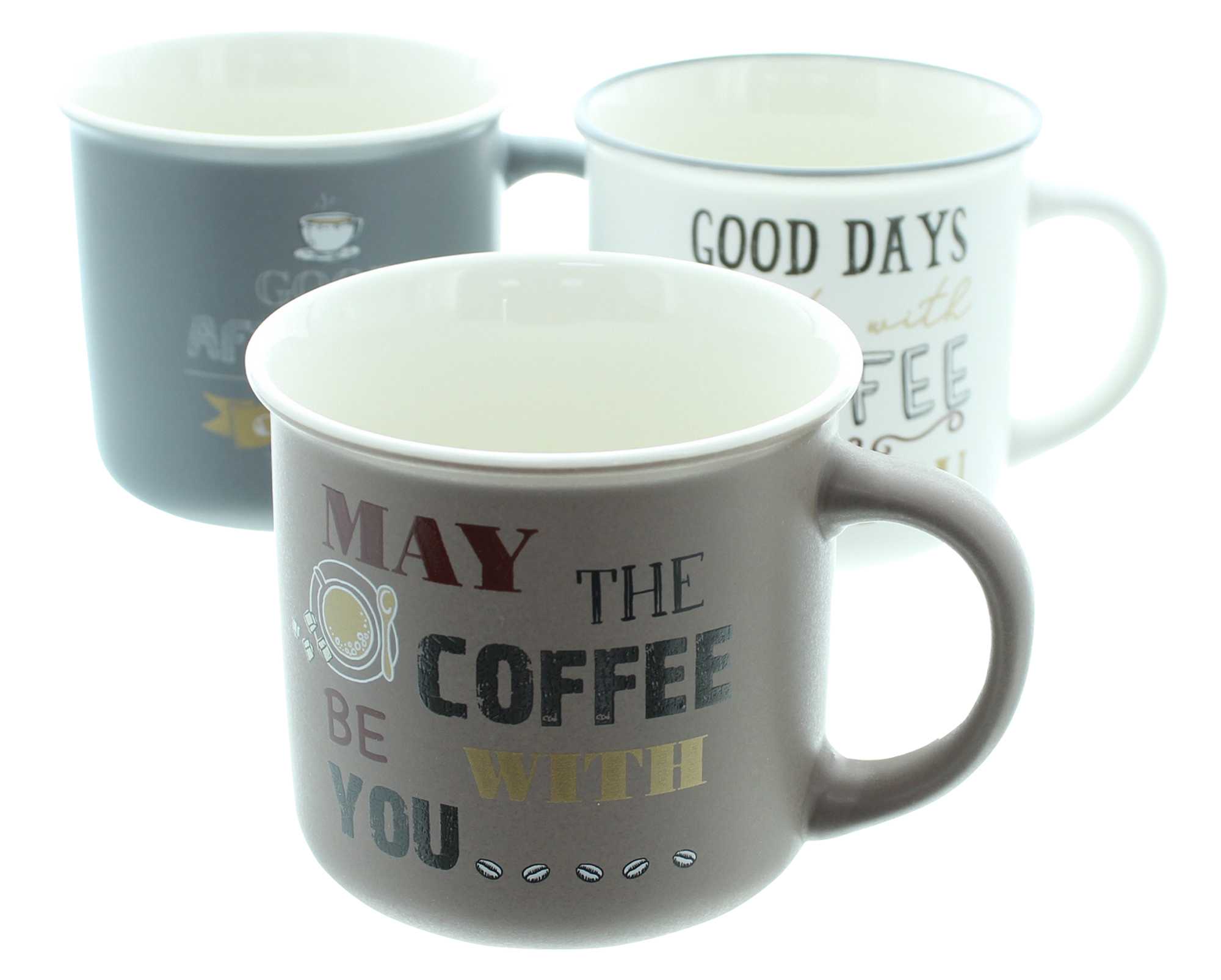 Tasse "Coffee", 3er Set im Frank Flechtwaren Online Shop für Küche kaufen Tasse "Coffee", 3er Set im Frank Flechtwaren Online Shop für Küche kaufen