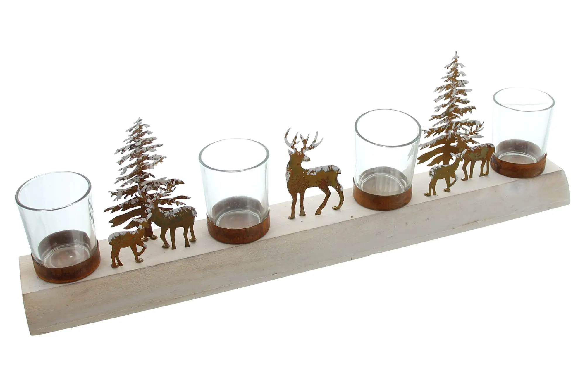 Lichterboard "Winterlandschaft"  im Frank Flechtwaren Online Shop für Kränze kaufen