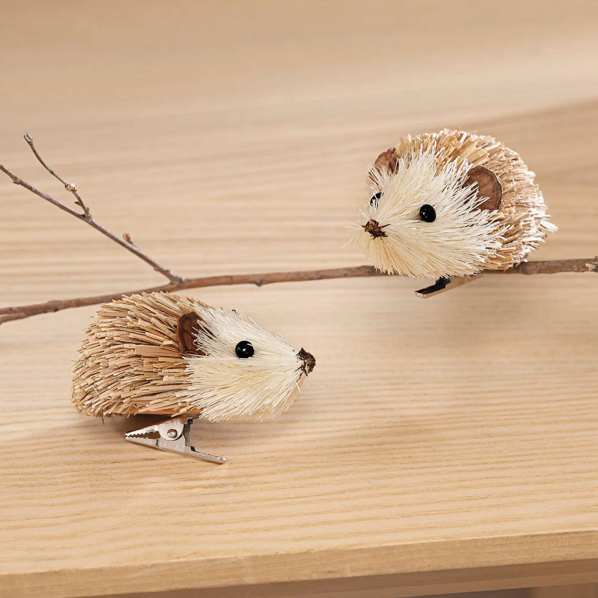 Clip "Igelchen", 2er Set  im Frank Flechtwaren Online Shop kaufen