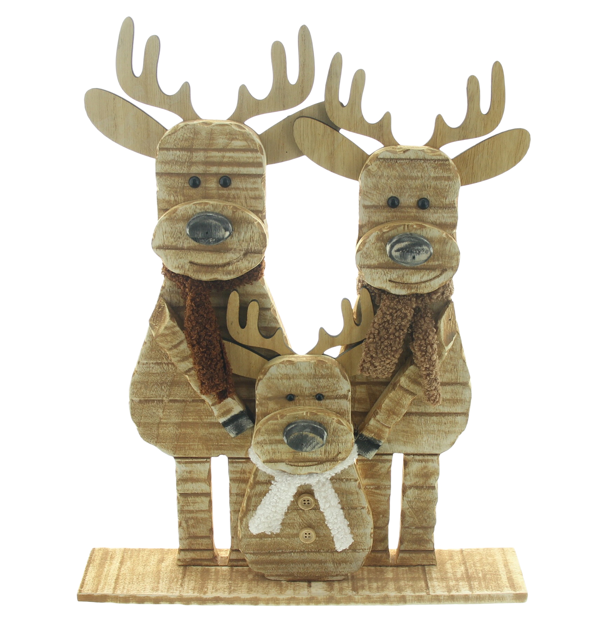 Weihnachtsdeko "Rentier-Trio"  im Frank Flechtwaren Online Shop kaufen