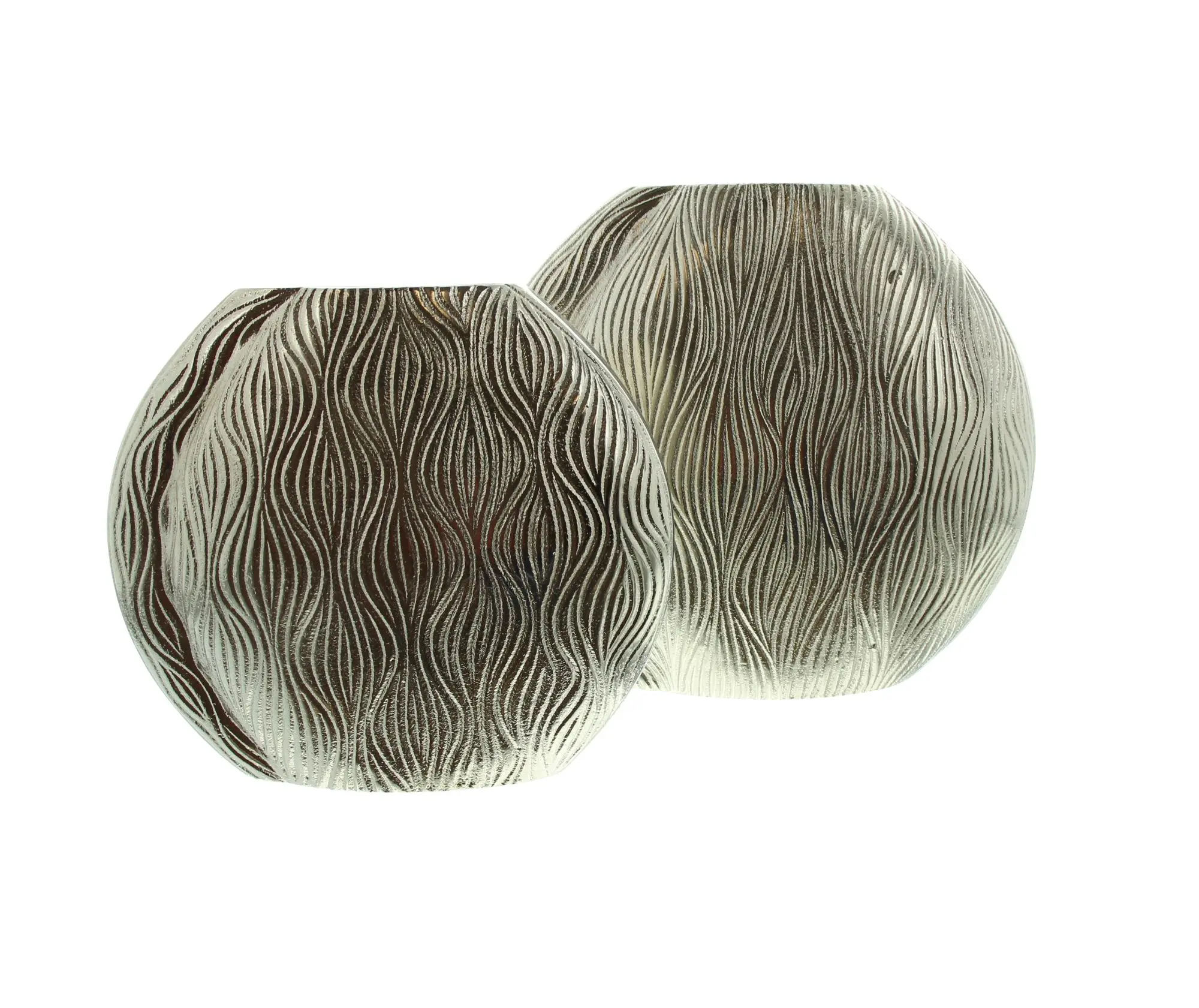 Dekovase "Waves", 2er Set  im Frank Flechtwaren Online Shop für Dekovasen kaufen