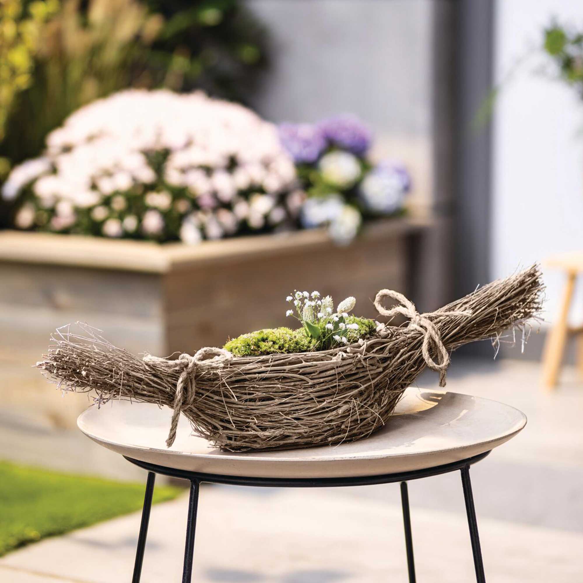 Pflanzer "Schiffchen"  im Frank Flechtwaren Online Shop kaufen