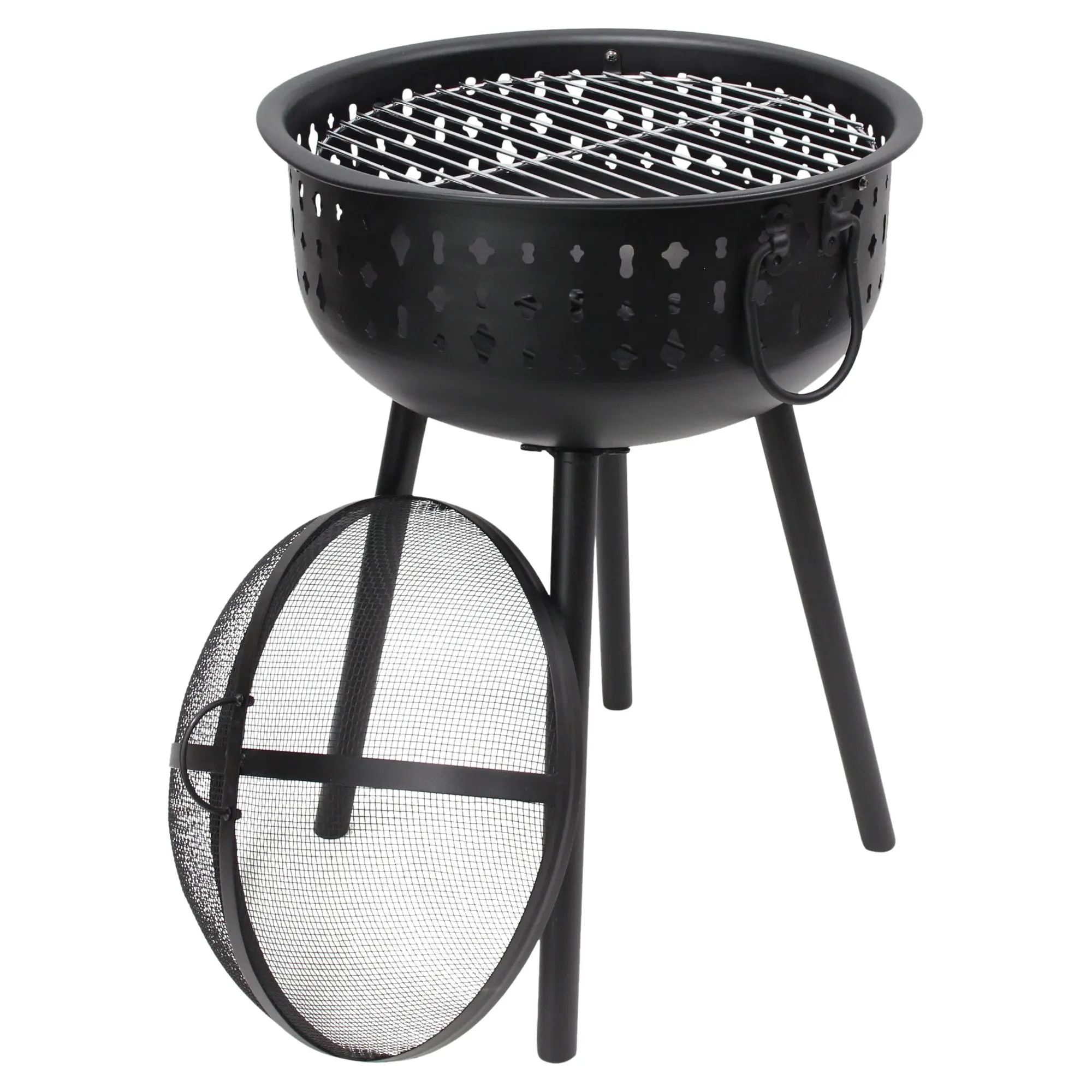 Grill "Black"  im Frank Flechtwaren Online Shop für Gartenparty kaufen