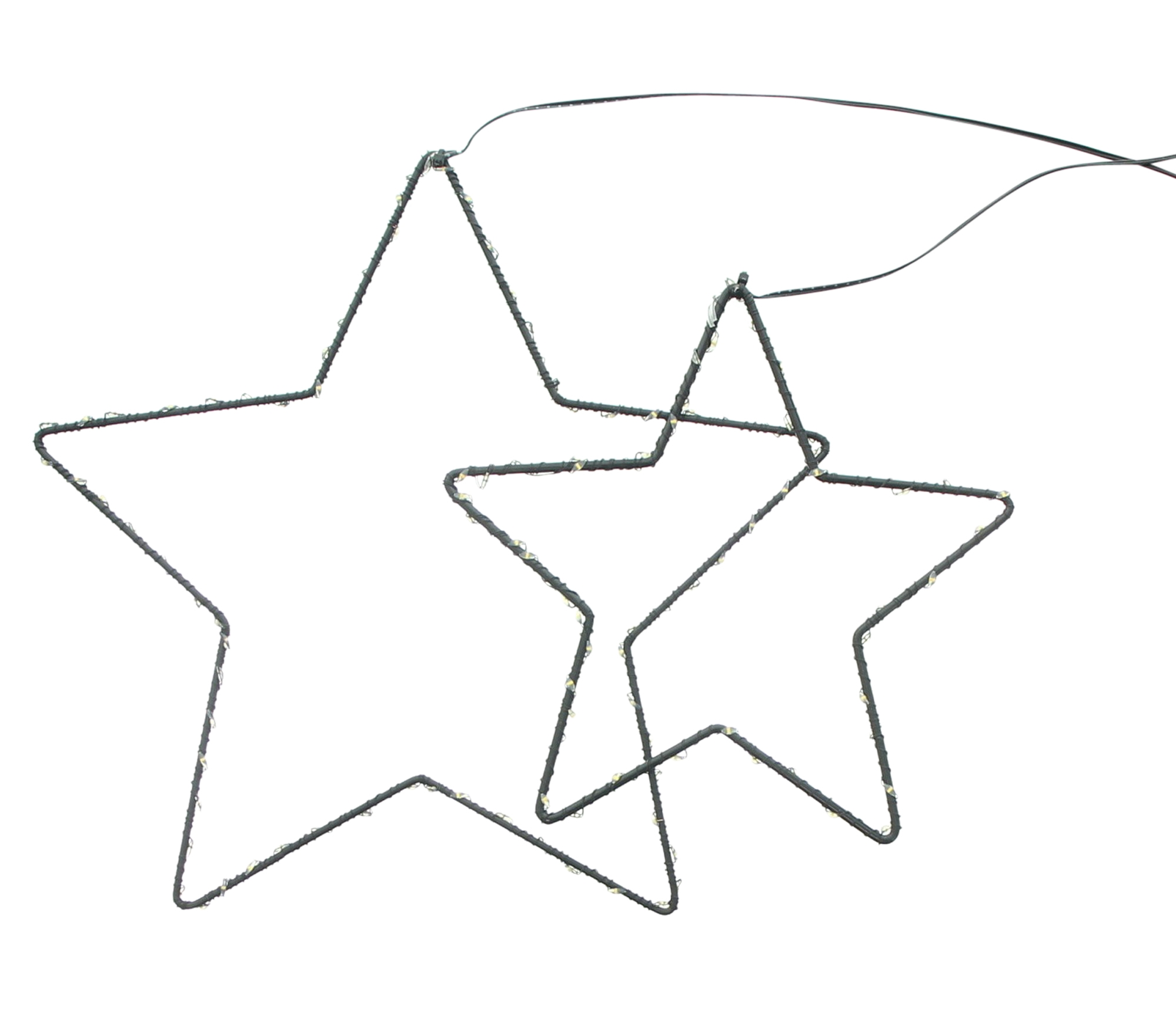 LED-Hänger "Stern", 2er Set  im Frank Flechtwaren Online Shop für Titelserie Weihnachten kaufen