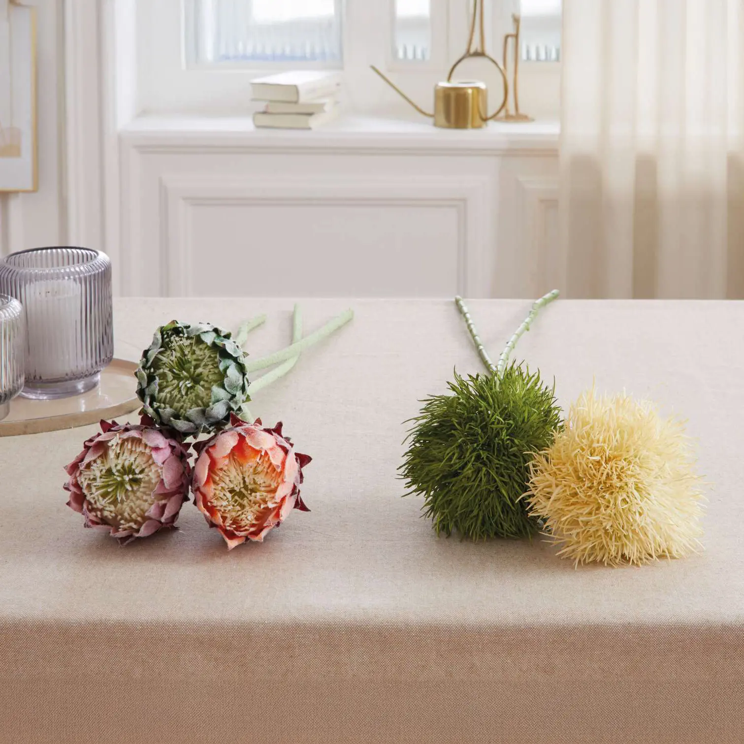 Pflanze "Kugelblume", 2er Set  im Frank Flechtwaren Online Shop für Kunstpflanzen kaufen