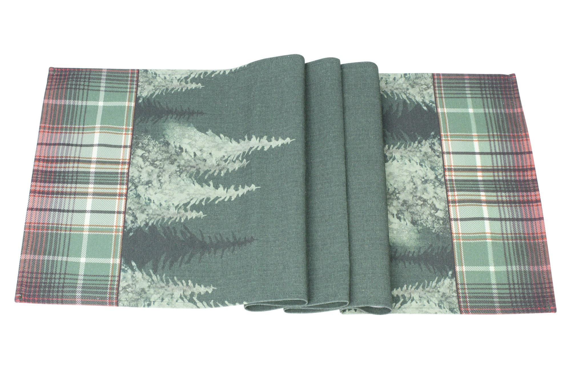 Tischläufer "Karo-Grün"  im Frank Flechtwaren Online Shop für Tischläufer kaufen