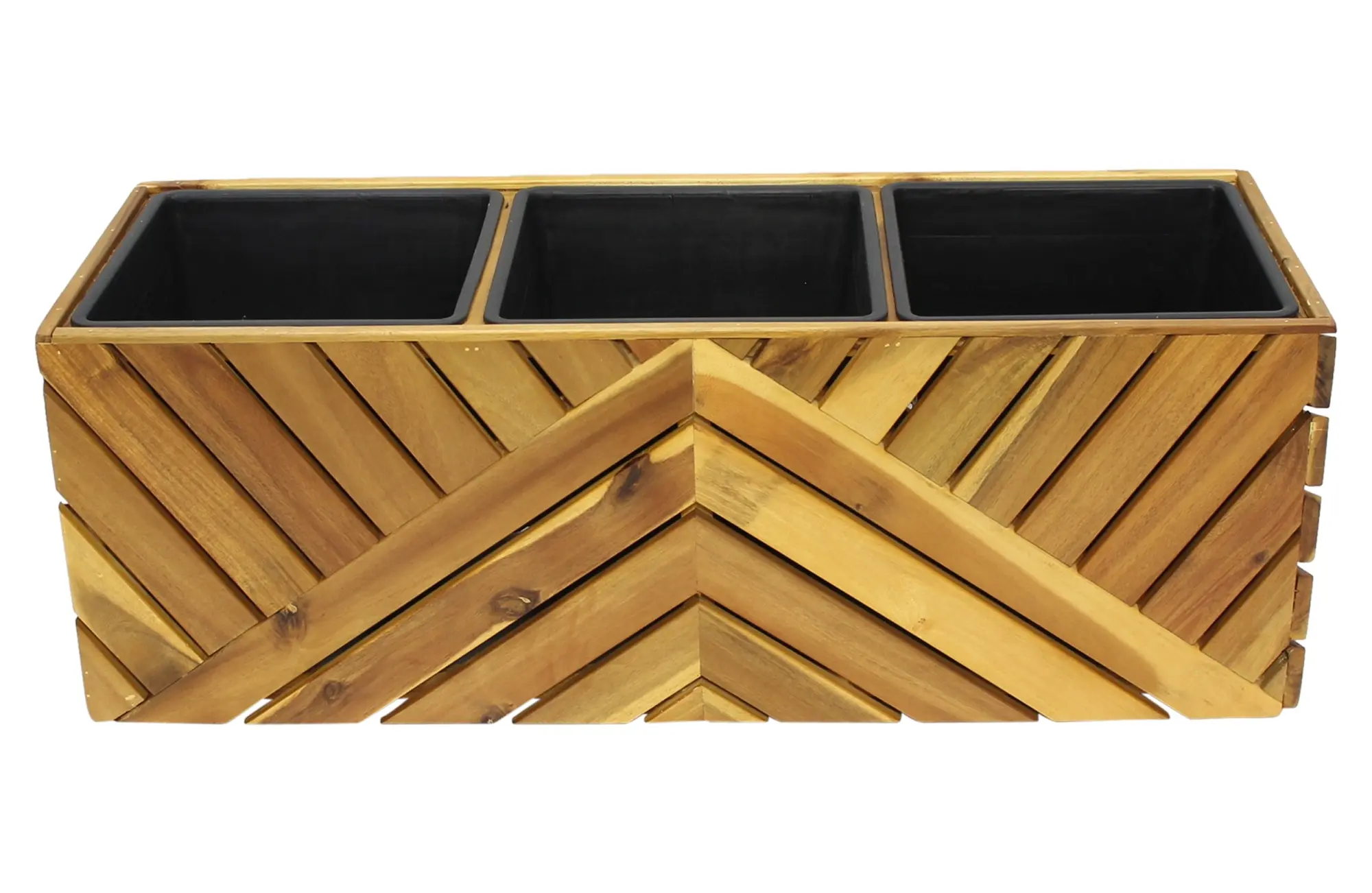 Pflanzkasten "Recycling Wood"  im Frank Flechtwaren Online Shop für Pflanztöpfe kaufen