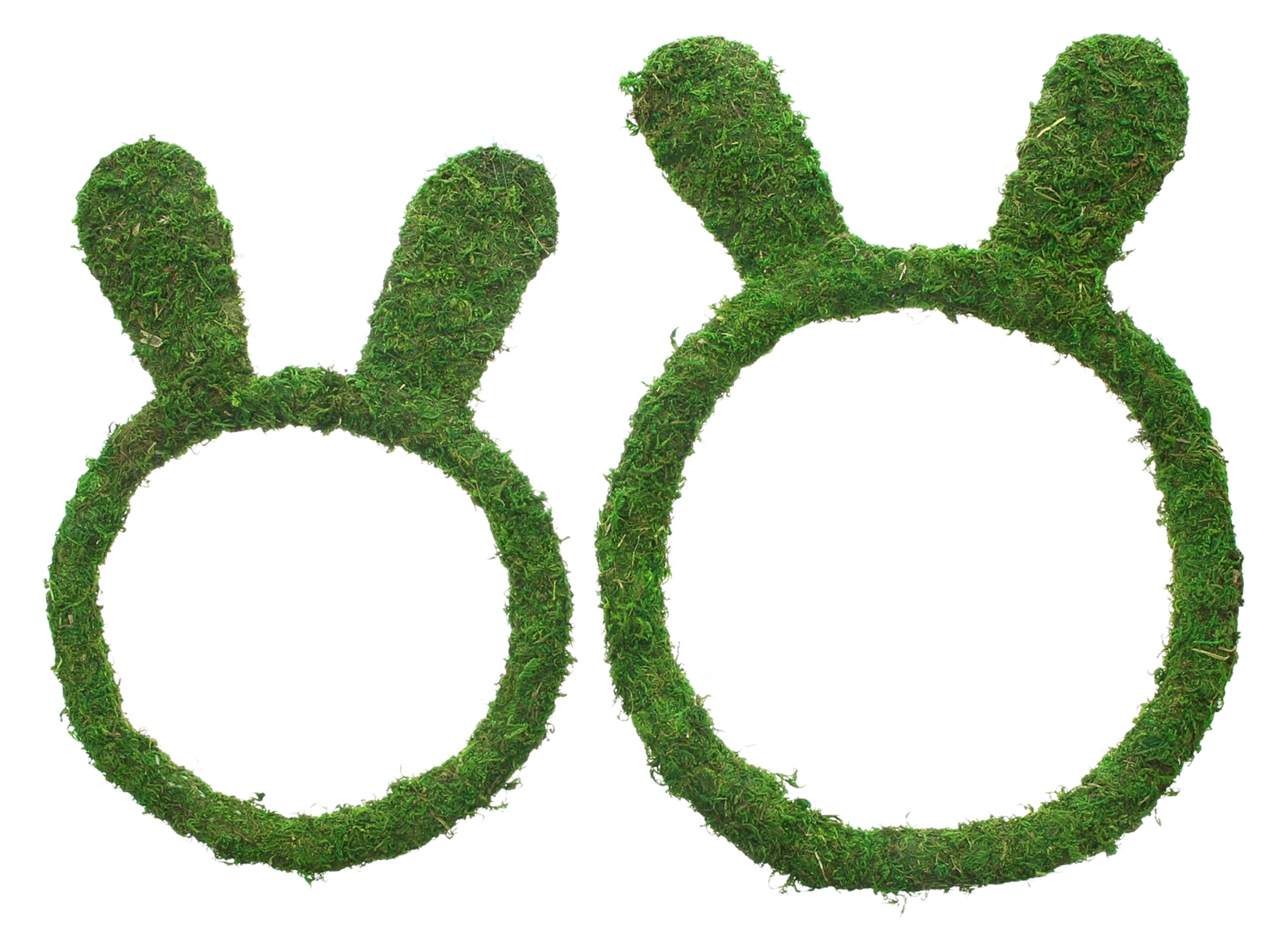 Dekoring "Osterhase", 2er Set  im Frank Flechtwaren Online Shop für Ostergarten kaufen