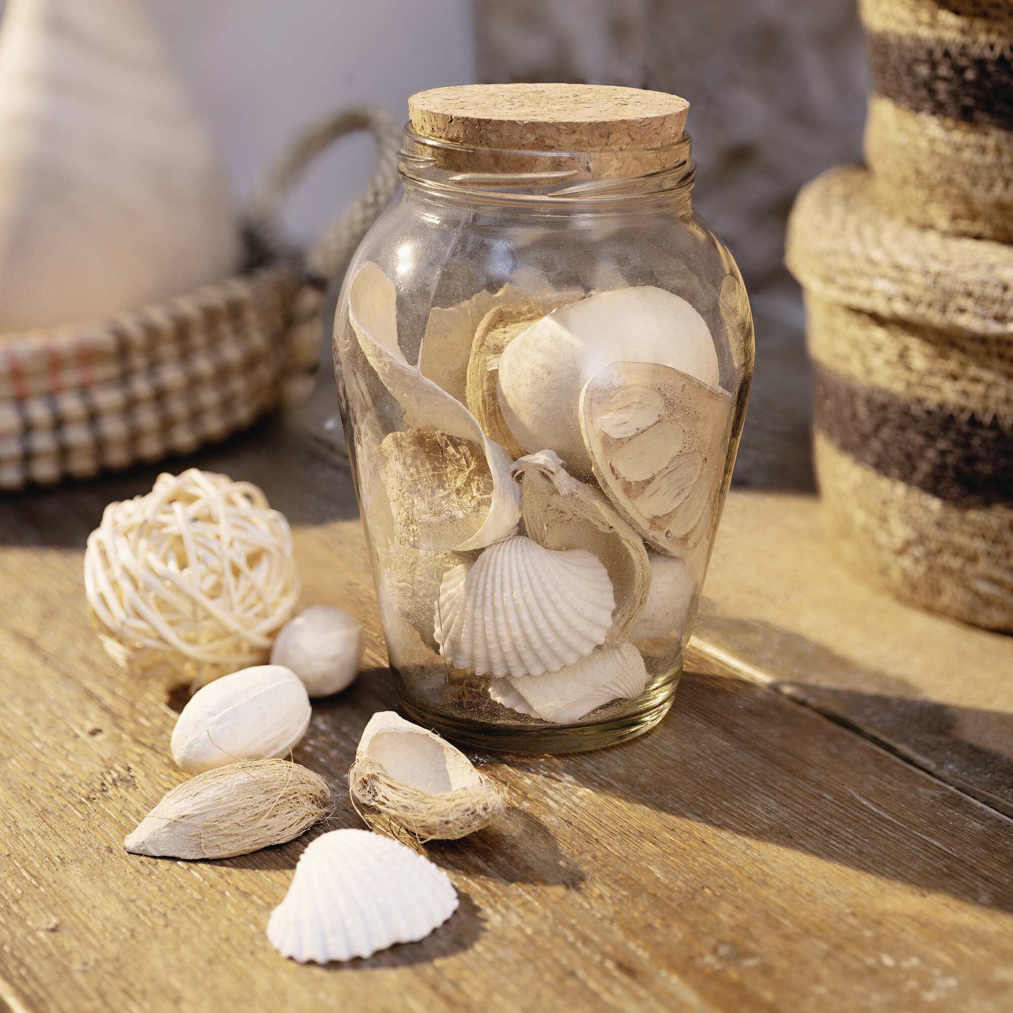 Dekoglas "Seaside"  im Frank Flechtwaren Online Shop kaufen