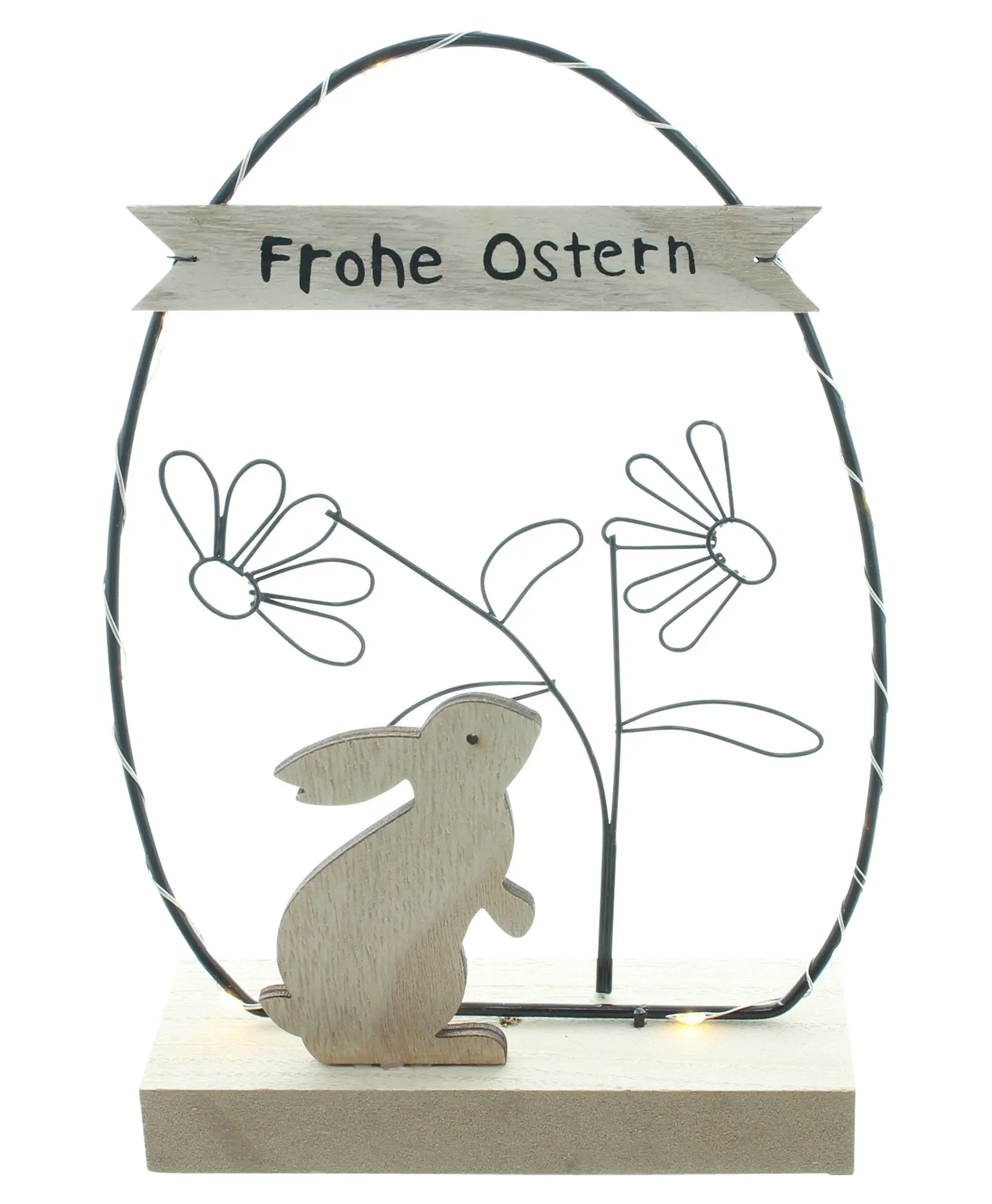 LED-Ei "Frohe Ostern"  im Frank Flechtwaren Online Shop für  kaufen
