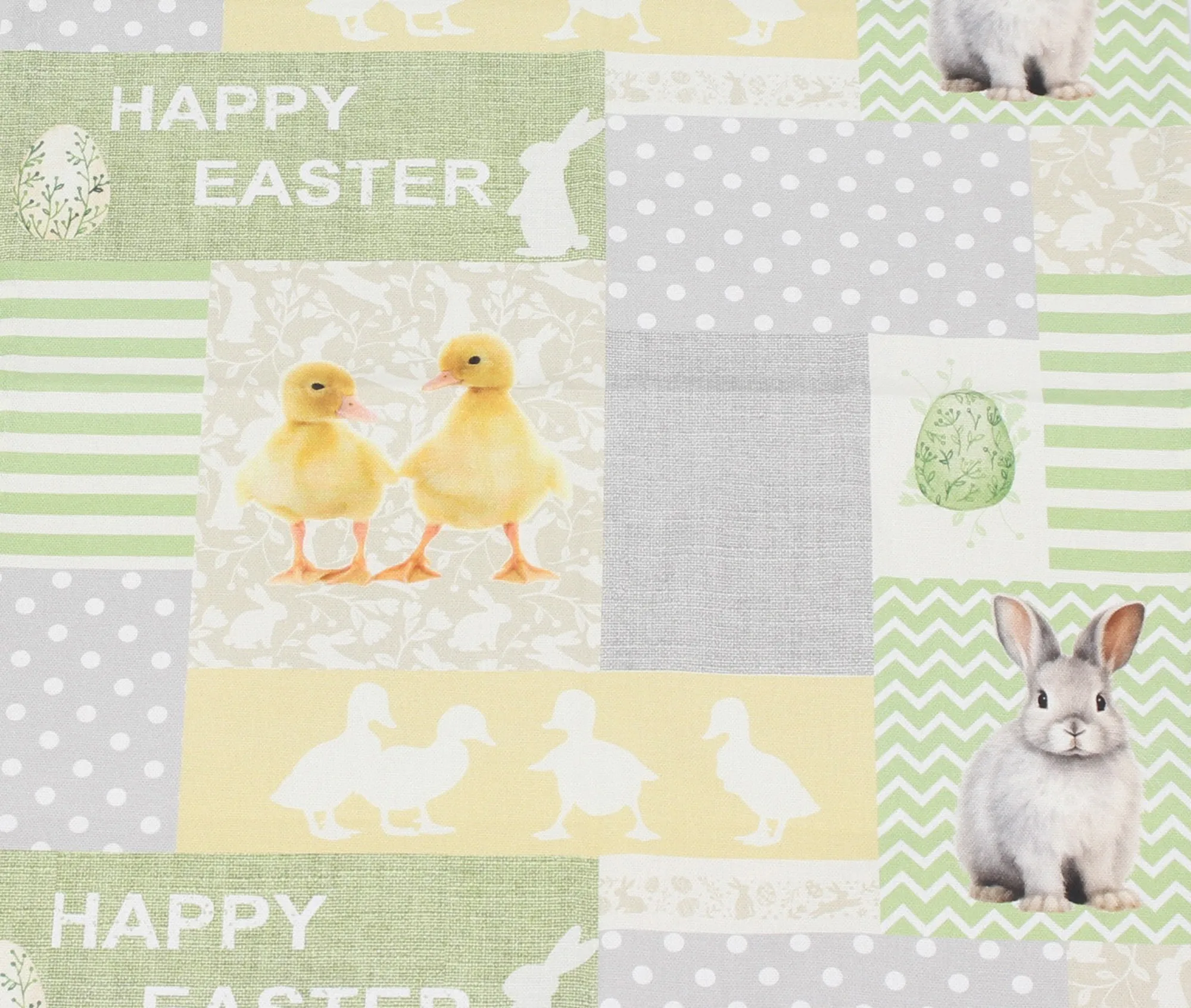 Tischläufer "Osterpatchwork"  im Frank Flechtwaren Online Shop für Jubiläumsartikel-Textilien kaufen
