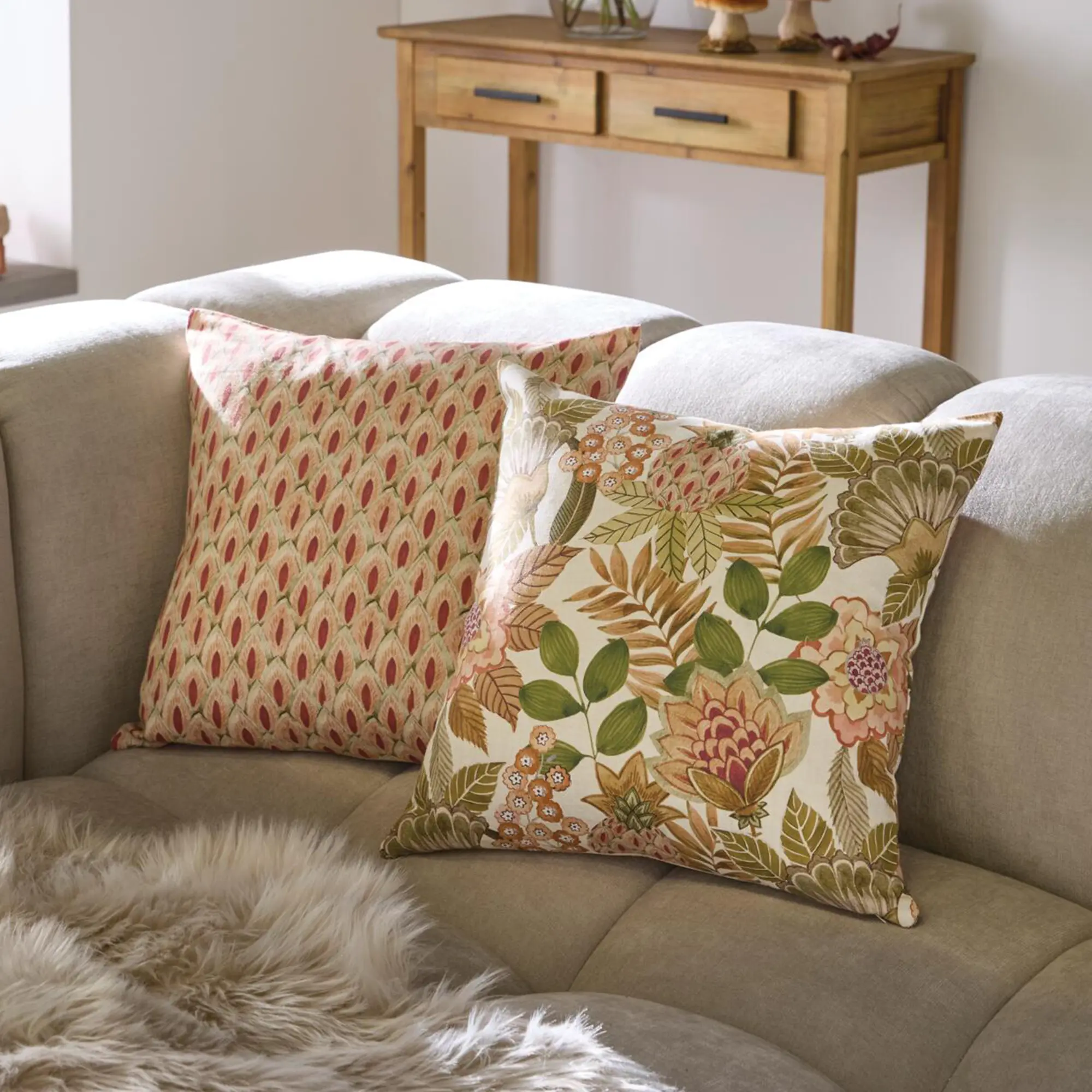 Kissenhülle "Floral", 2er Set  im Frank Flechtwaren Online Shop kaufen