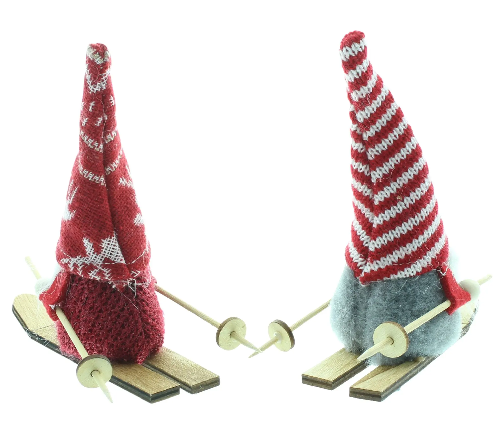 Wichtel "Ski-Tour", 2er Set im Frank Flechtwaren Online Shop für Dekofiguren kaufen Wichtel "Ski-Tour", 2er Set im Frank Flechtwaren Online Shop für Dekofiguren kaufen