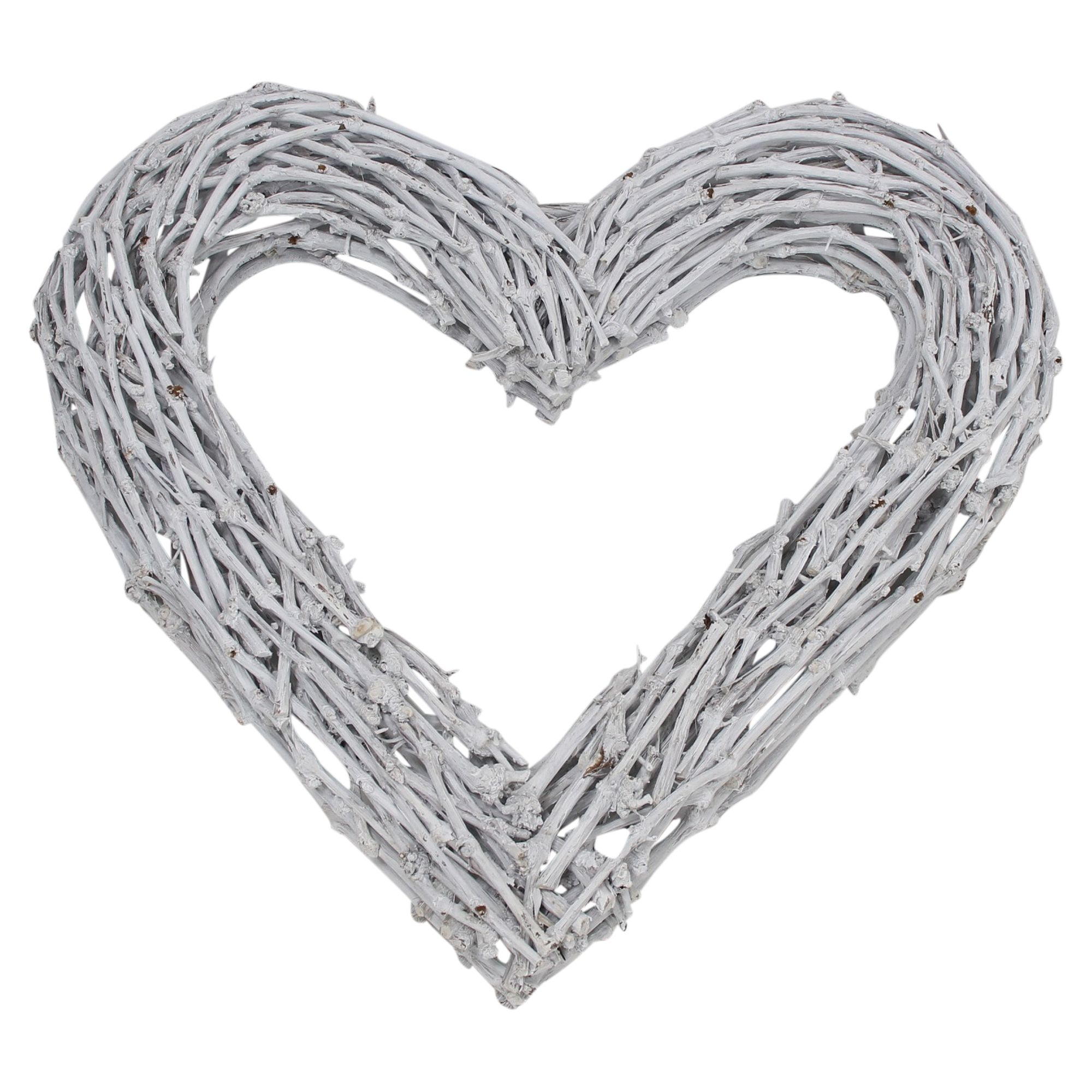 Maxiherz "Romance"  im Frank Flechtwaren Online Shop für Kränze kaufen