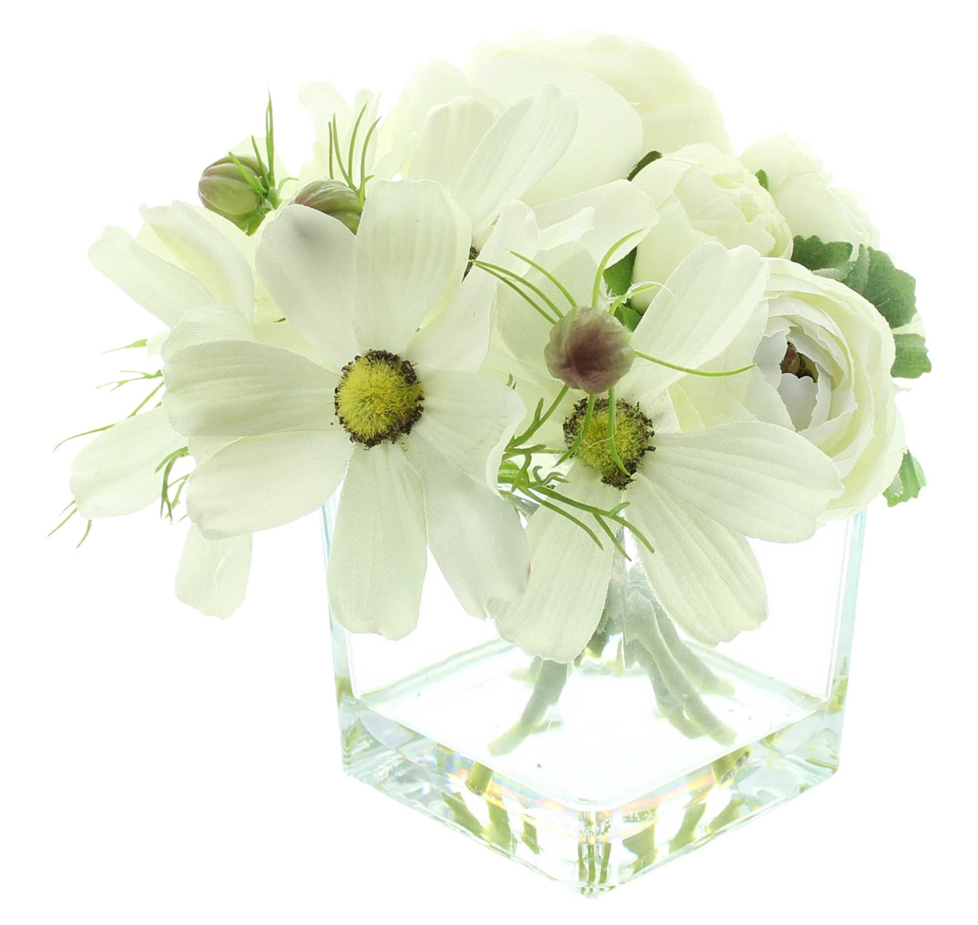 Dekovase "Weiße Blüten" im Frank Flechtwaren Online Shop für Ostern kaufen Dekovase "Weiße Blüten" im Frank Flechtwaren Online Shop für Ostern kaufen