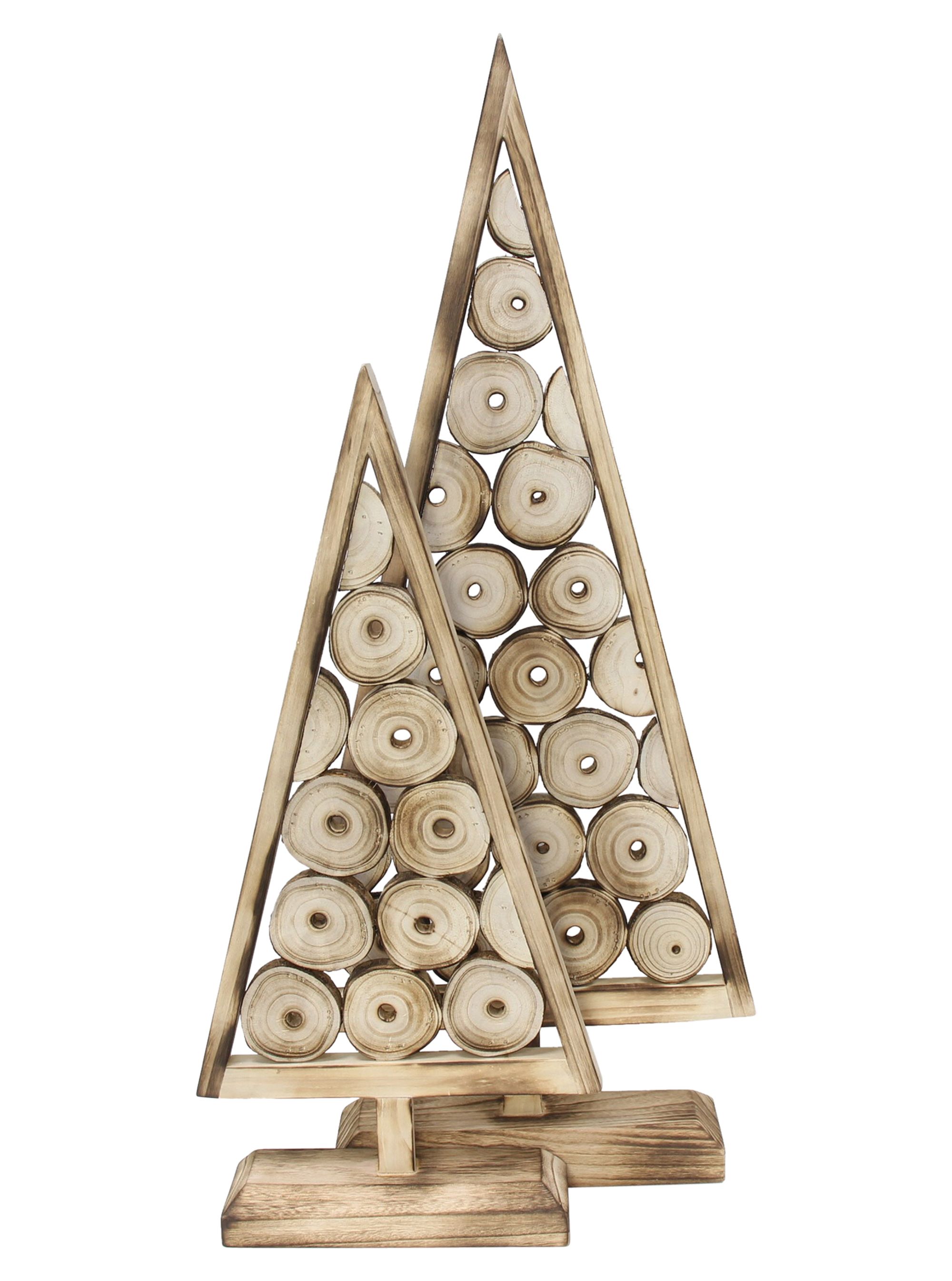 Holzdeko "Tannenbaum", 2er Set im Frank Flechtwaren Online Shop für Weihnachten kaufen Holzdeko "Tannenbaum", 2er Set im Frank Flechtwaren Online Shop für Weihnachten kaufen