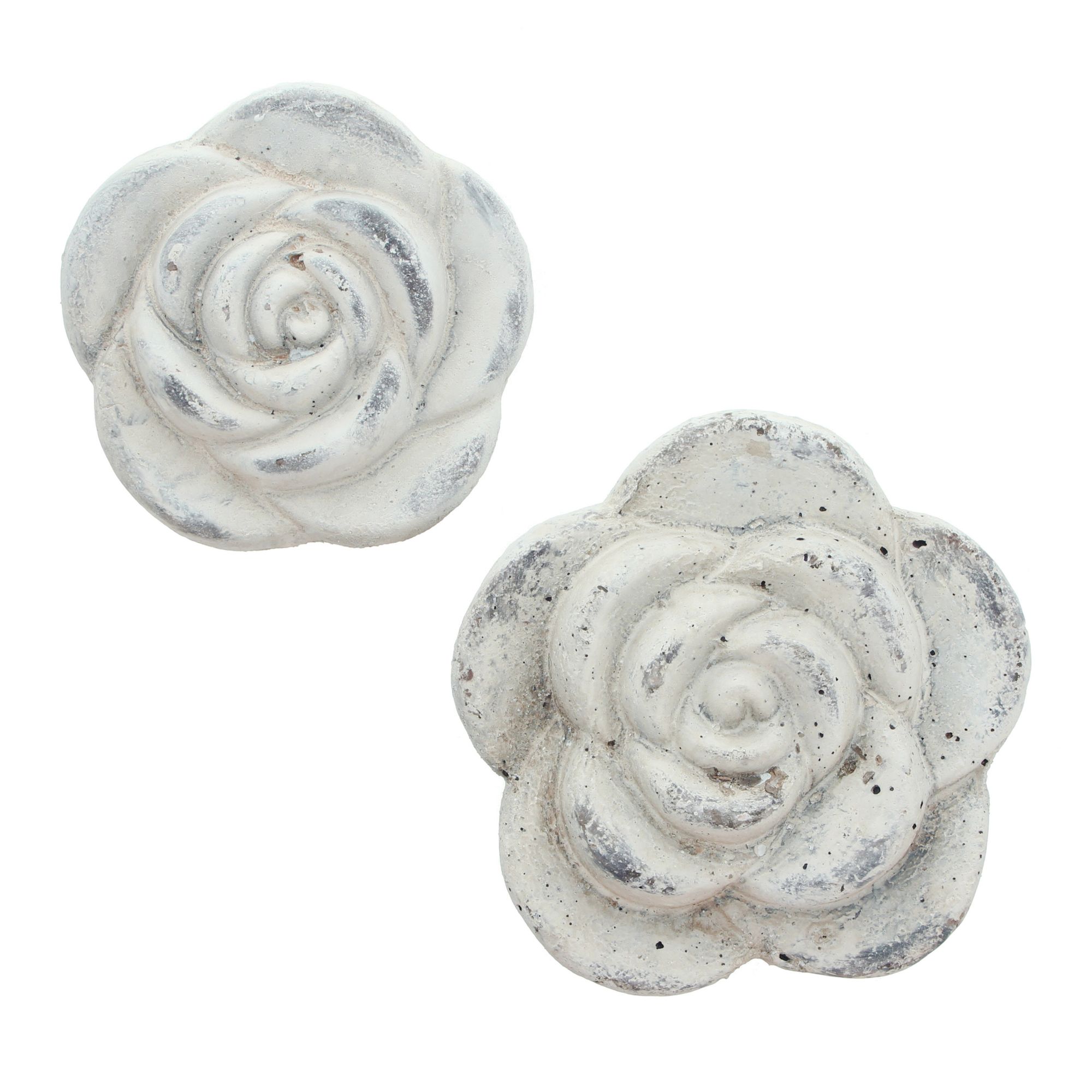 Zementblüte "Rose", 2er Set im Frank Flechtwaren Online Shop für Herbst kaufen Zementblüte "Rose", 2er Set im Frank Flechtwaren Online Shop für Herbst kaufen