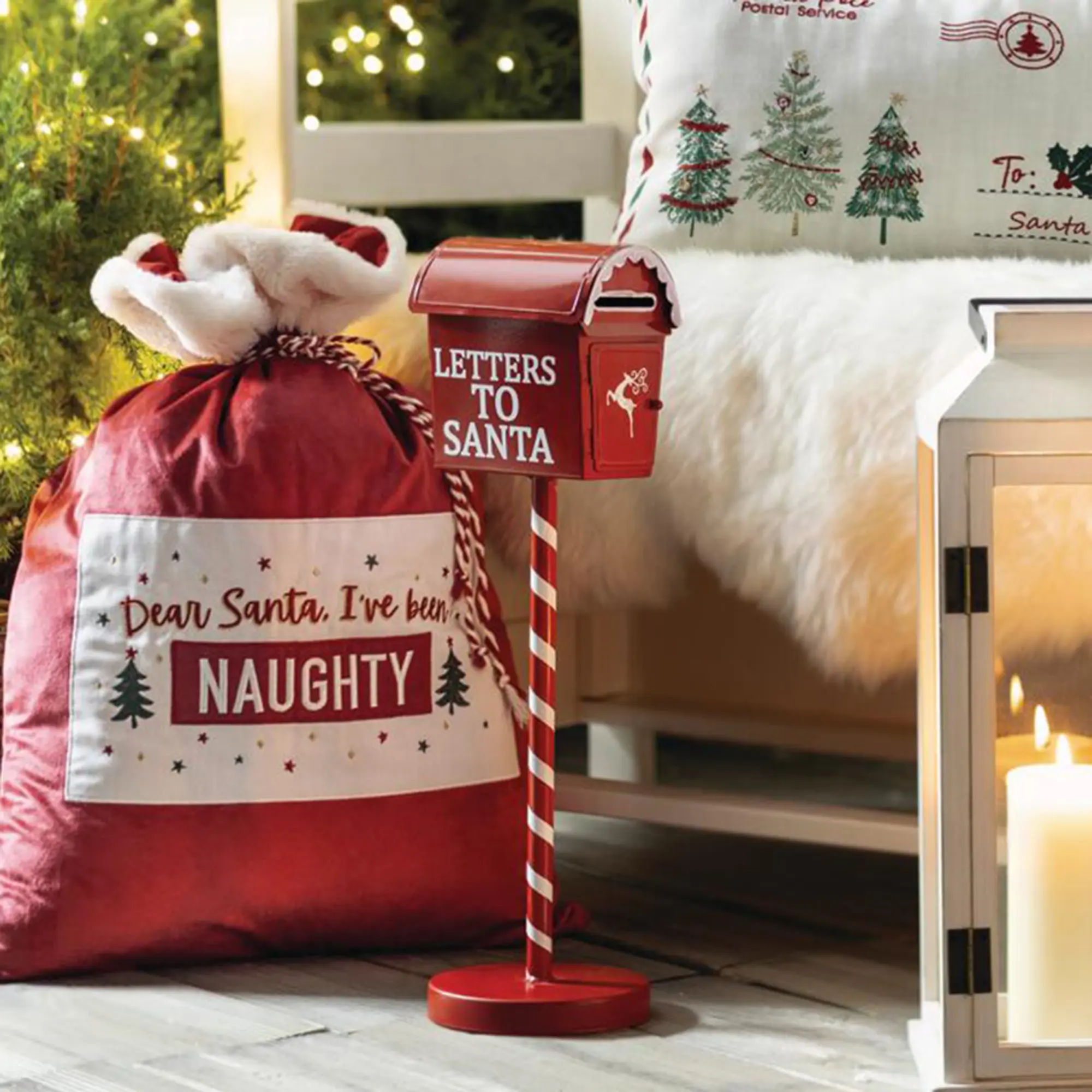Deko-Briefkasten "Letters to Santa"  im Frank Flechtwaren Online Shop kaufen