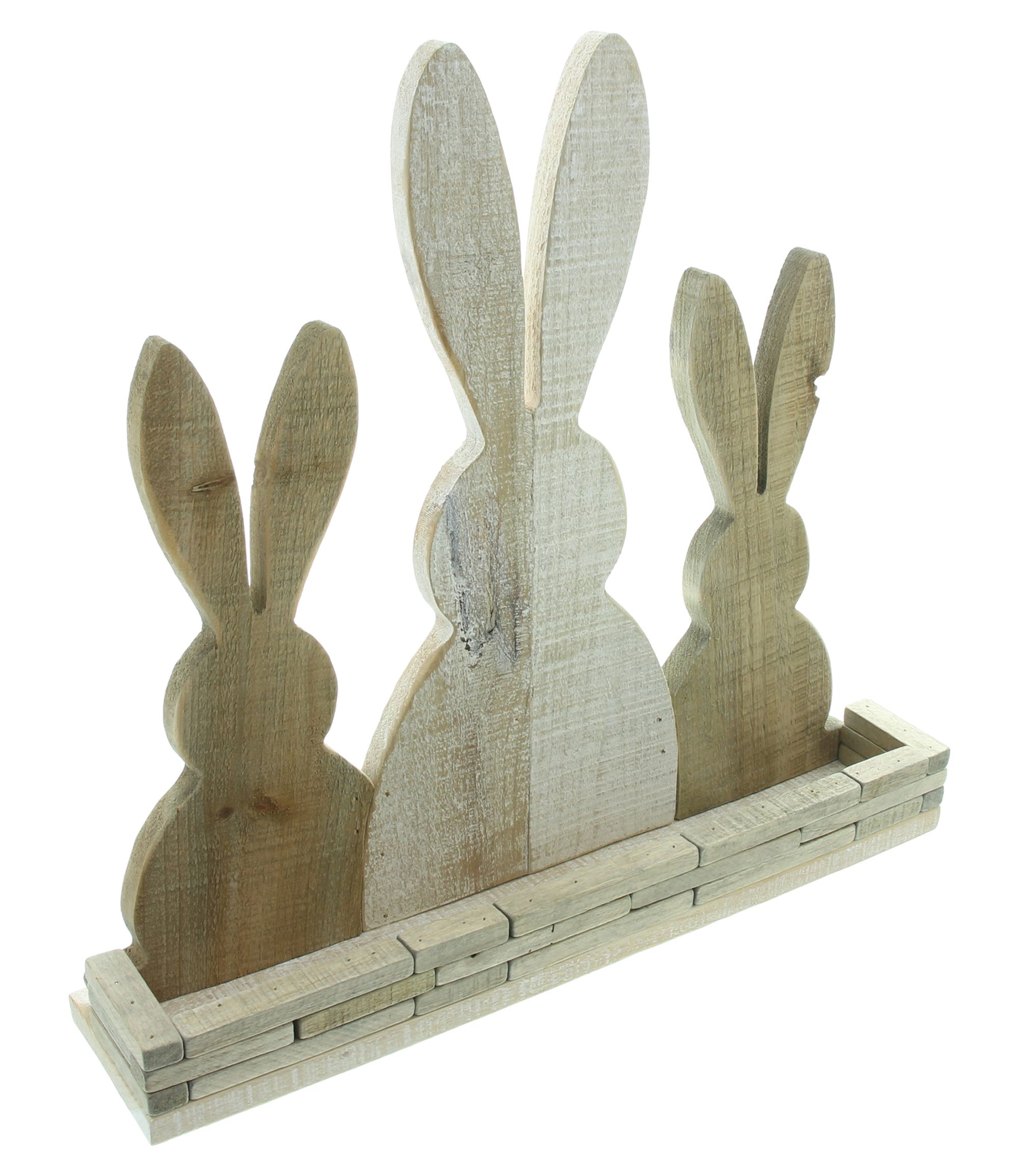 Hasendeko "Dreierlei"  im Frank Flechtwaren Online Shop für Ostern kaufen