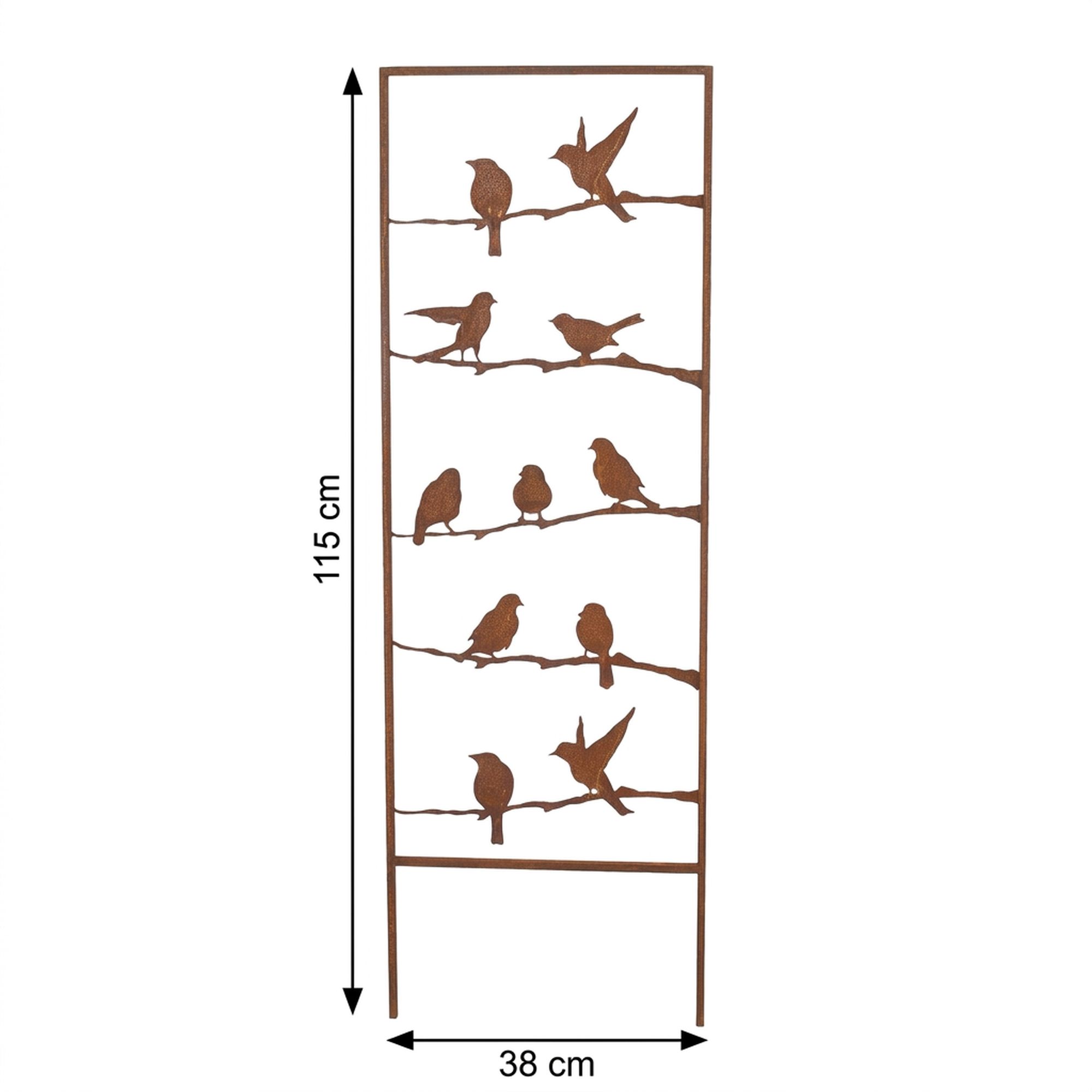 Dekoleiter "Vogelgezwitscher"  im Frank Flechtwaren Online Shop für Bunter Ostergarten kaufen