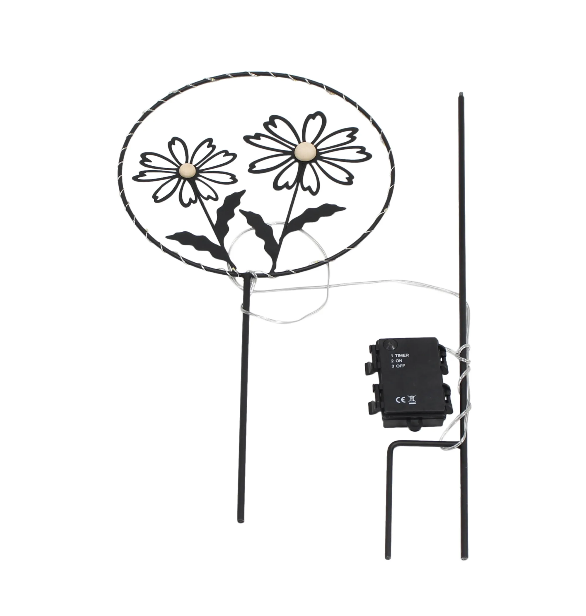 LED-Gartenstecker "Blumen"  im Frank Flechtwaren Online Shop für LED-Beleuchtung kaufen
