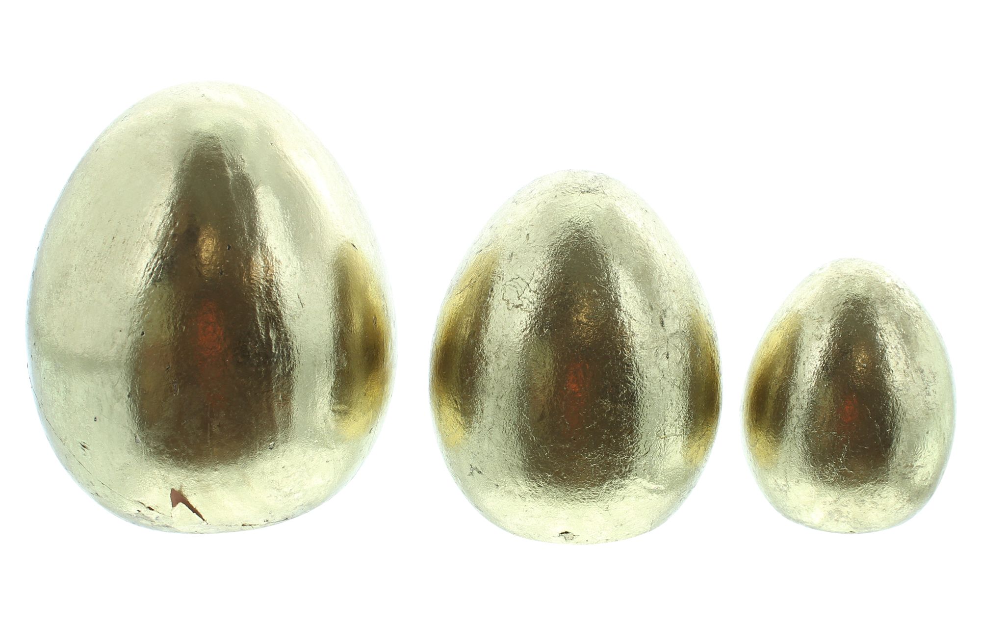 Osterei "Gold", 3er Set  im Frank Flechtwaren Online Shop für Ostern kaufen