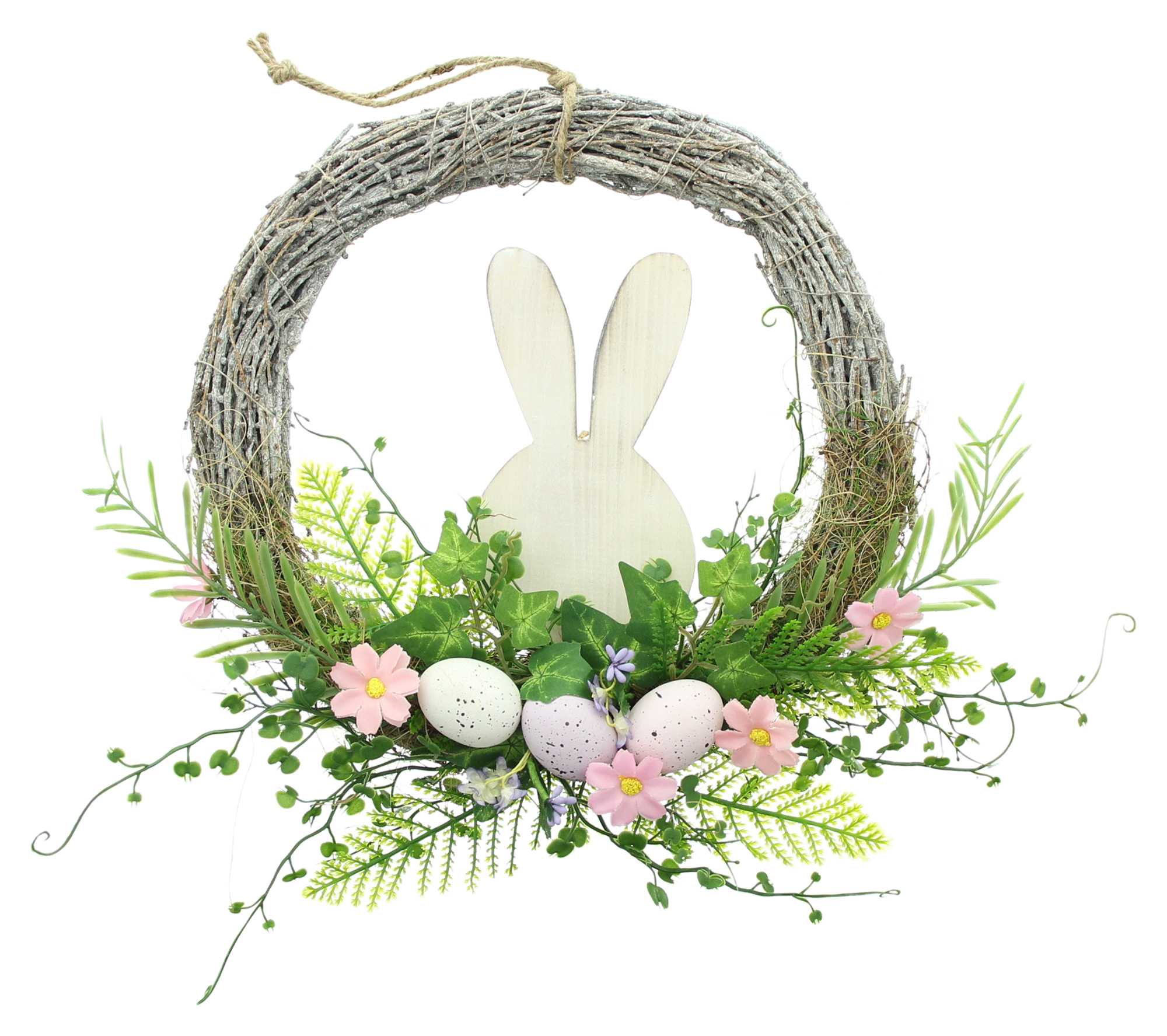 Kranz "Holzhäschen" im Frank Flechtwaren Online Shop für Ostern kaufen Kranz "Holzhäschen" im Frank Flechtwaren Online Shop für Ostern kaufen