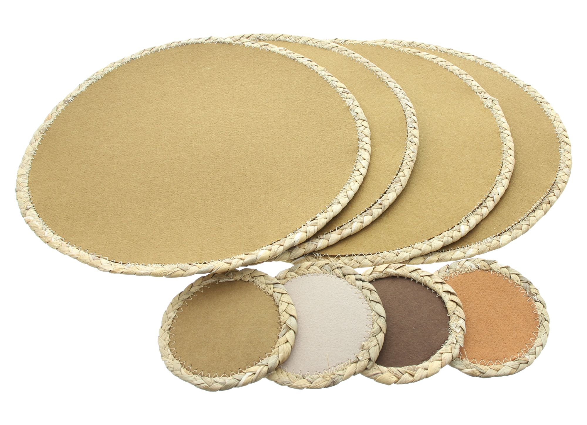 Platzset "Naturfarben", 8tlg. im Frank Flechtwaren Online Shop für Herbst kaufen Platzset "Naturfarben", 8tlg. im Frank Flechtwaren Online Shop für Herbst kaufen